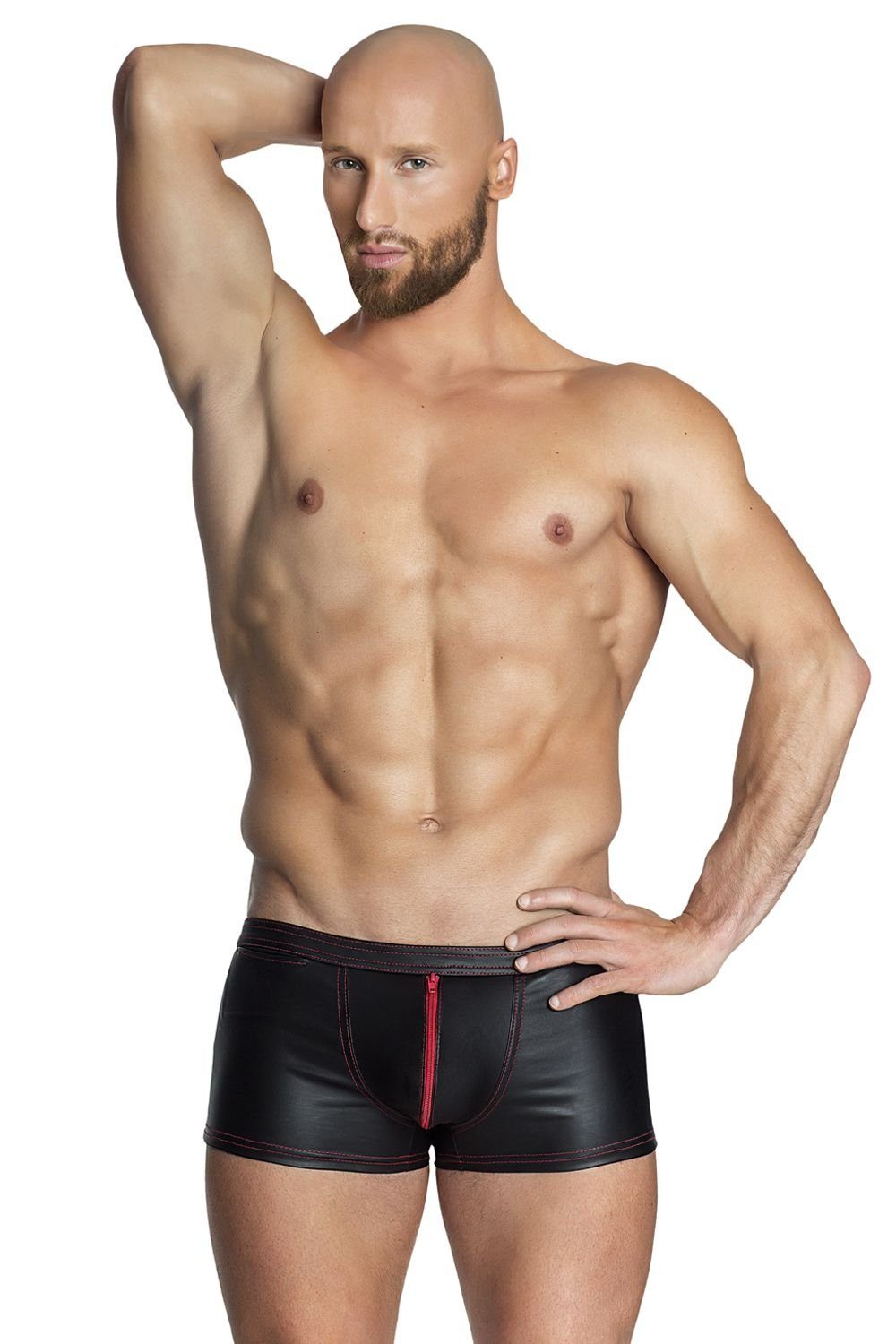 Noir Handmade Men Boxershorts Herren-Shorts in schwarz - M