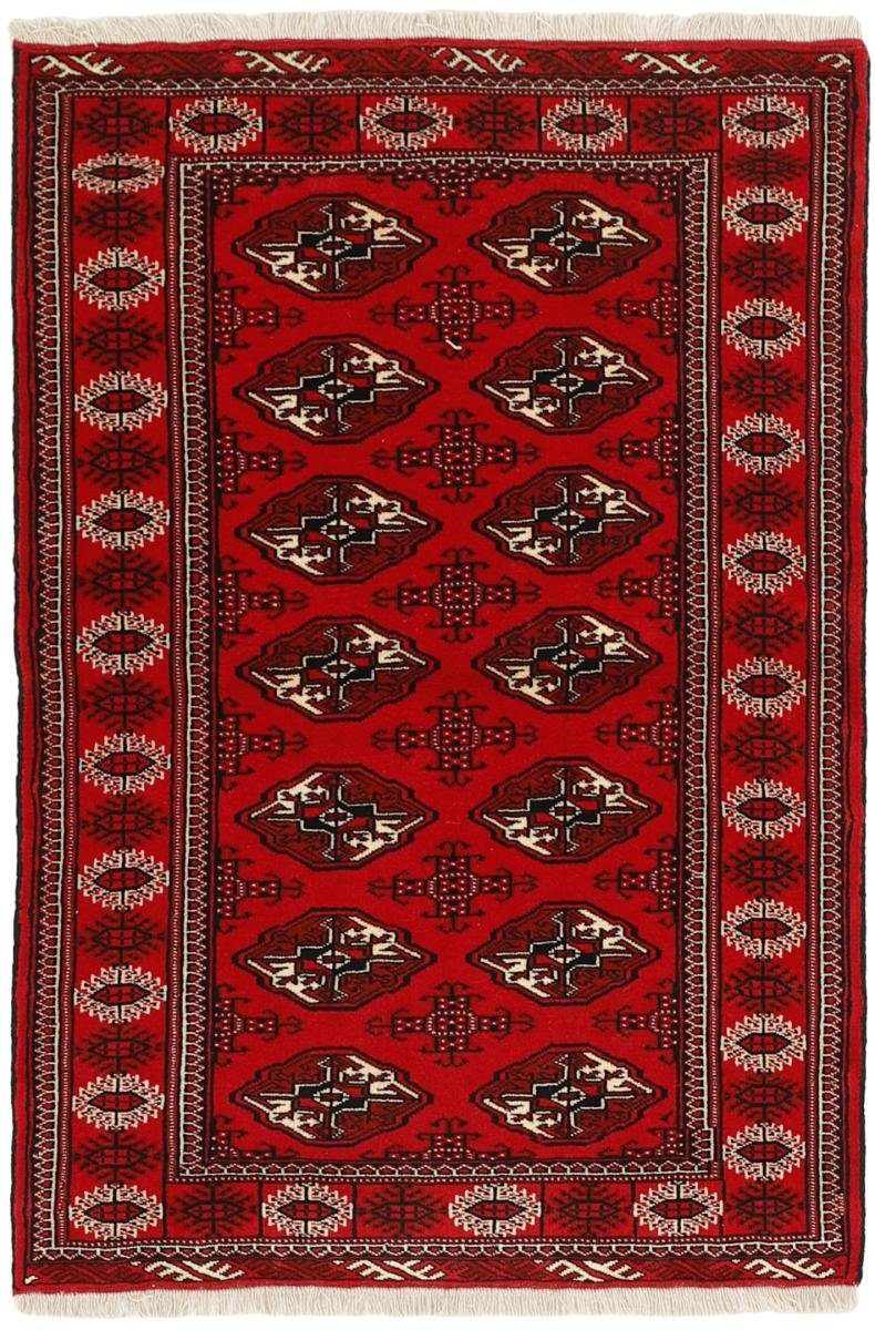Orientteppich Turkaman 105x153 Handgeknüpfter Orientteppich / Perserteppich, Nain Trading, rechteckig, Höhe: 6 mm