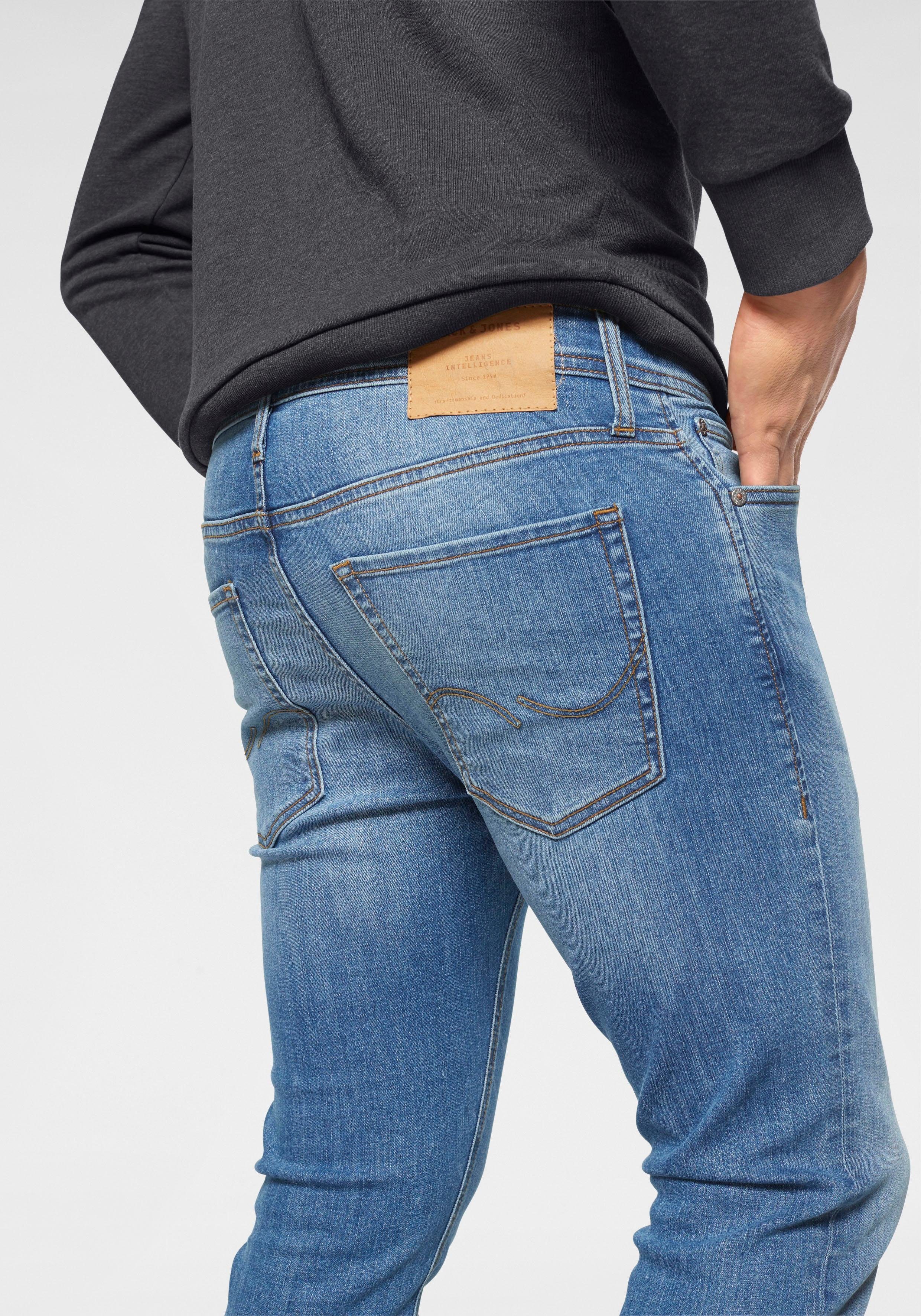 Jack & Jones Slim-fit-Jeans JJIGLENN Slim-Fit mit Stretch und praktischer 5-Pocket-Form Baumwollmischung, slim fit – Bild 5 von 5