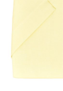 MARVELIS Kurzarmhemd Kurzarmhemd - Modern Fit - Einfarbig - Gelb