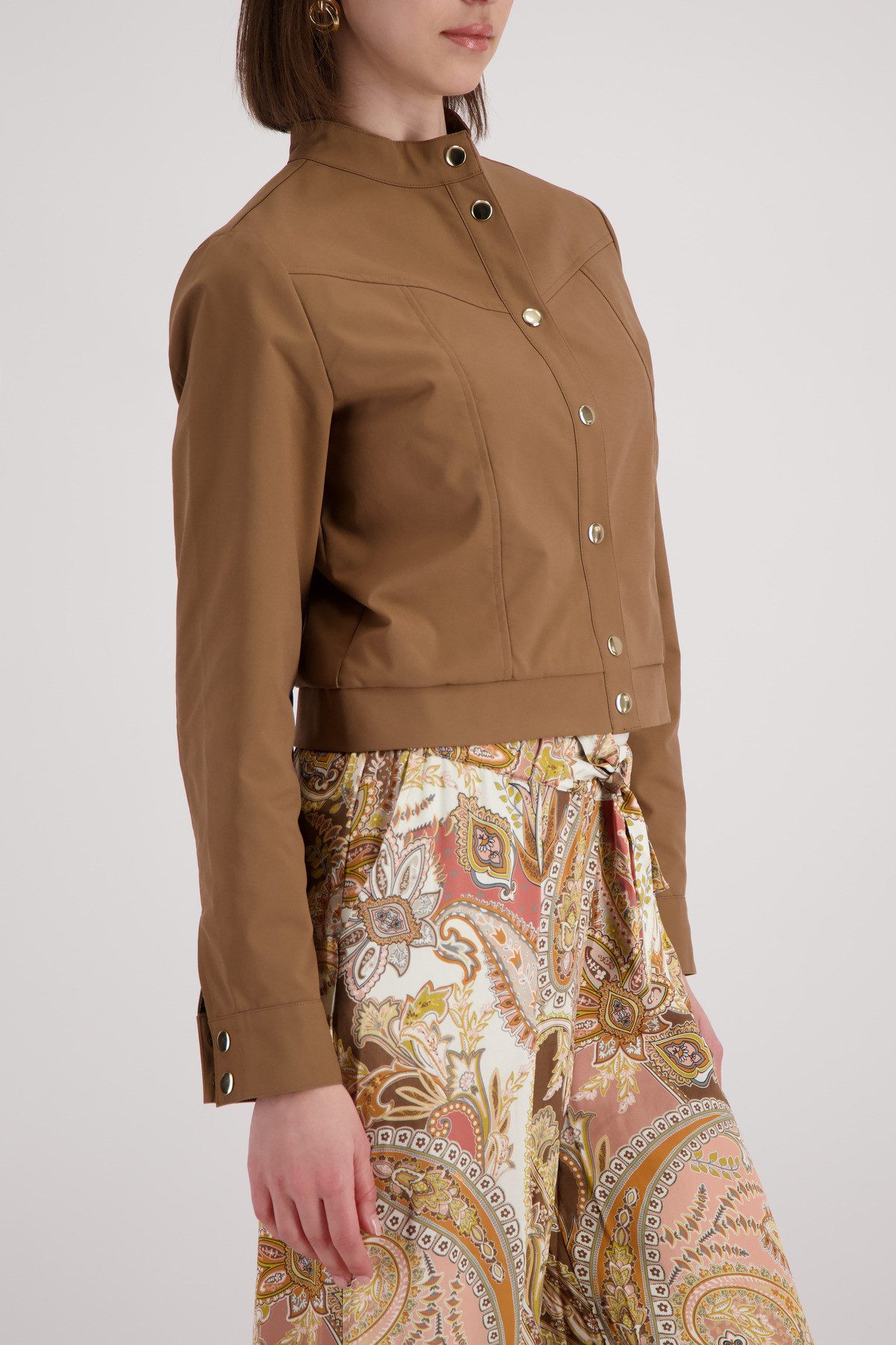 Monari Blouson Jacke Trench Regular fit mit Stehkragen
