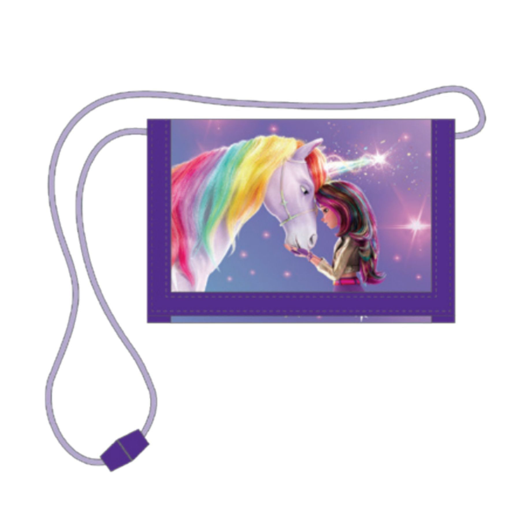 Unicorn Academy Geldbörse Kinder Brieftasche mit Disney Motiv aus Polyester (1-tlg)