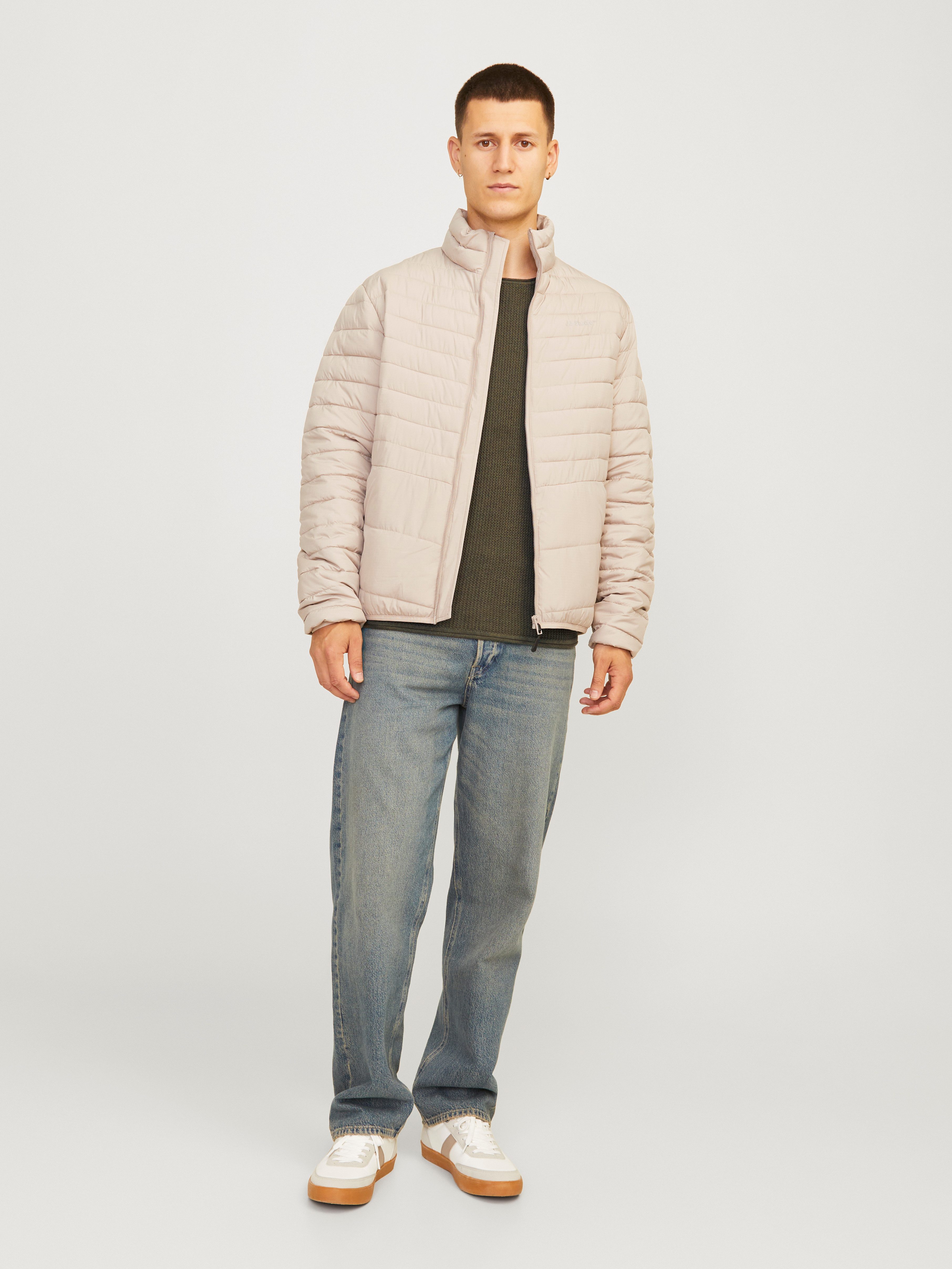 Jack & Jones Rundhalspullover JJECOOPER KNIT CREW NECK NOOS in Strick Optik – Bild 5 von 5