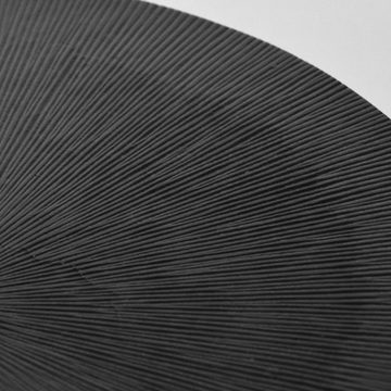 RINGO-Living Beistelltisch Couchtisch Vale in Schwarz aus Metall 450x600mm, Möbel