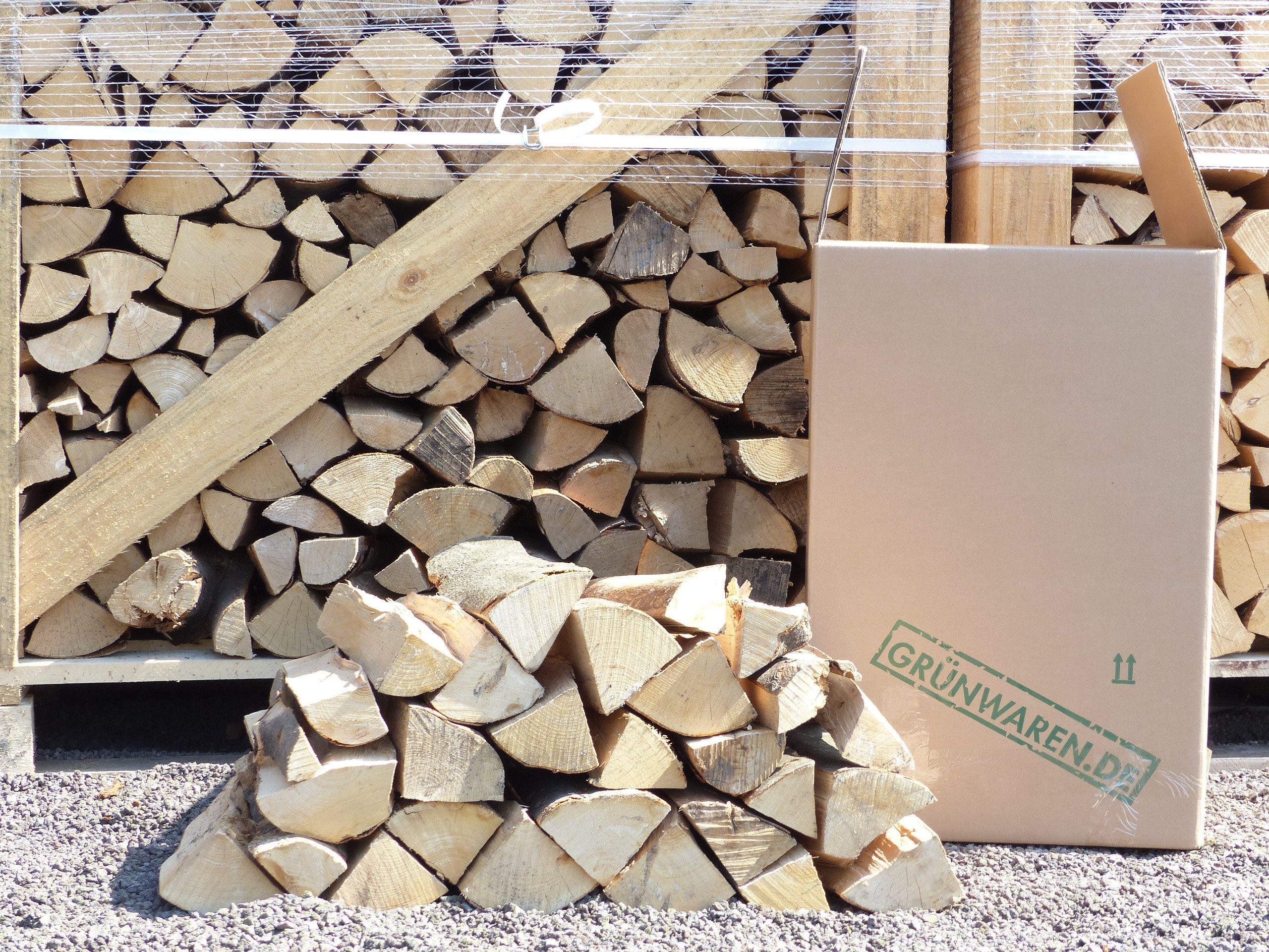 gruenwaren jakubik Kaminholz 180 kg trockene Buche, Kaminholz Brennholz Feuerholz Hartholz 33 cm