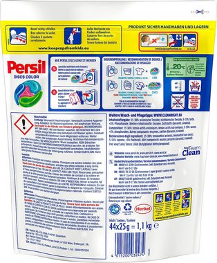 Persil Color 4-in-1 DISCS 44 WL Colorwaschmittel (44-St. Kapseln mit Tiefenrein Technologie)
