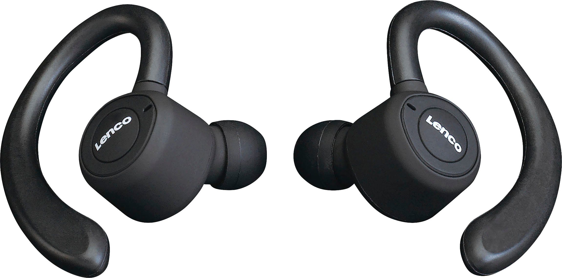 Lenco EPB-460 Sport-Kopfhörer 10 Bluetooth Empfang Akku Meter, bis zu (Bluetooth), Integrierter