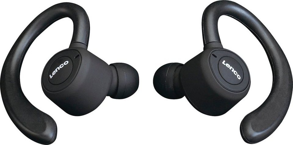 Lenco EPB-460 Sport-Kopfhörer (Bluetooth), Bluetooth Empfang bis zu 10  Meter, Integrierter Akku