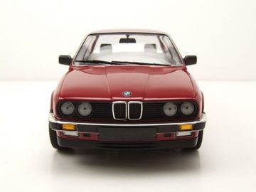Minichamps Modellauto BMW 323i E30 1982 rot Modellauto 1:18 Minichamps, Maßstab 1:18