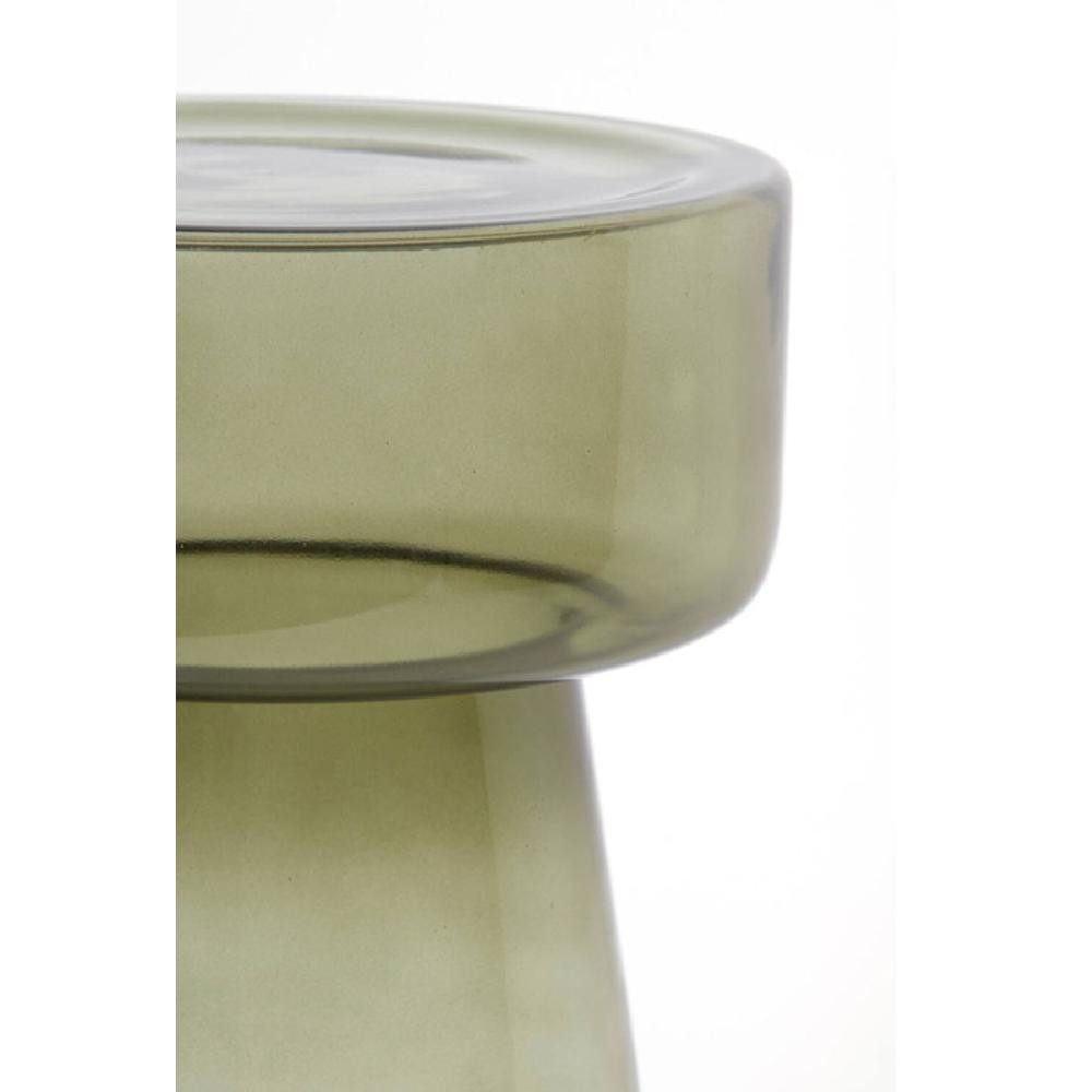 Light & Living Beistelltisch Beistelltisch Dakwa Glas Grau Grün (50cm)