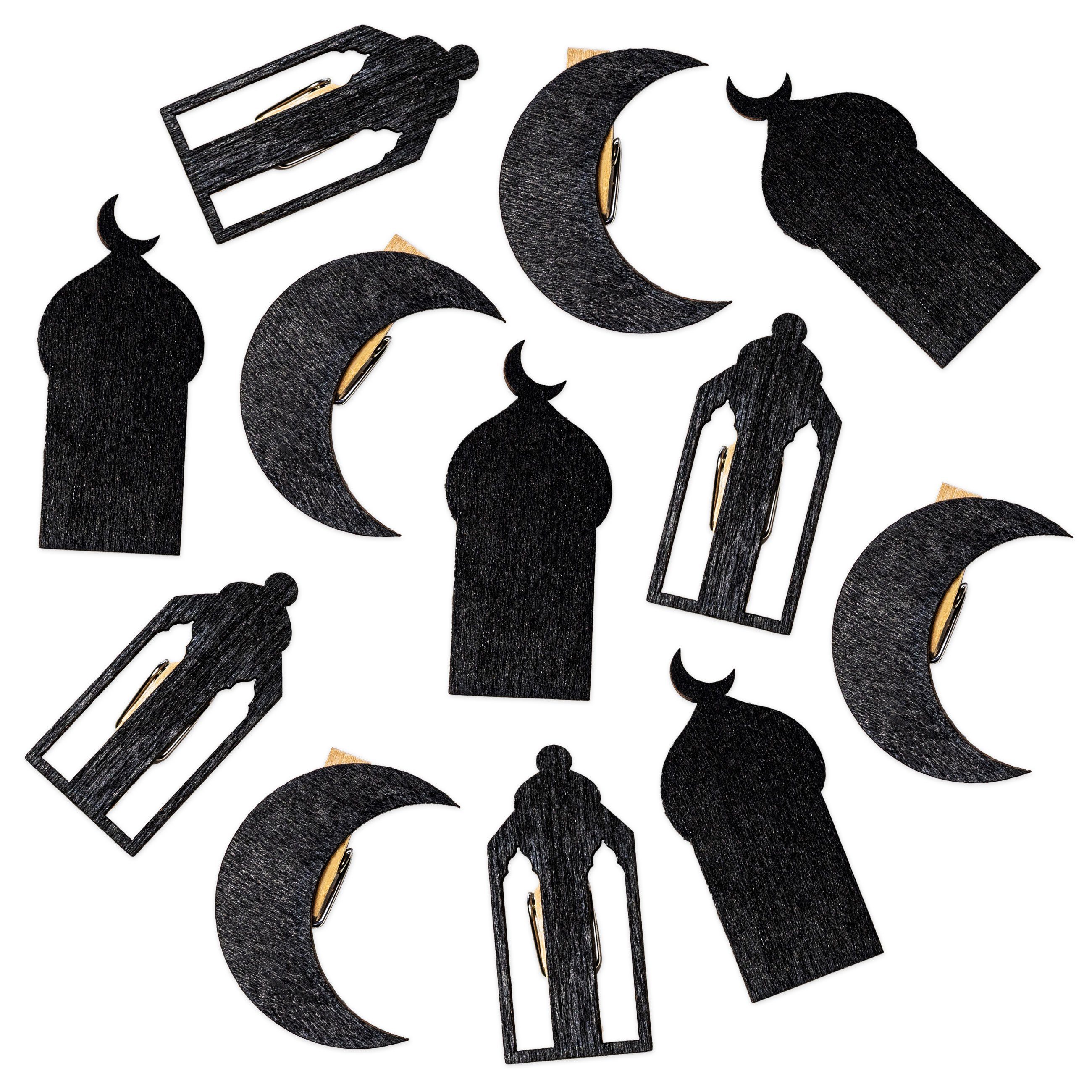 PAPIERDRACHEN Dekoobjekt Papierdrachen 12 Ramadan Motivklammern - Dekoration für Ramadan, Dekoration für Ramadan für Geschenke, Tischdeko, Karten, Servietten. € 9,90, (€ 0,83 pro 1 Stk).