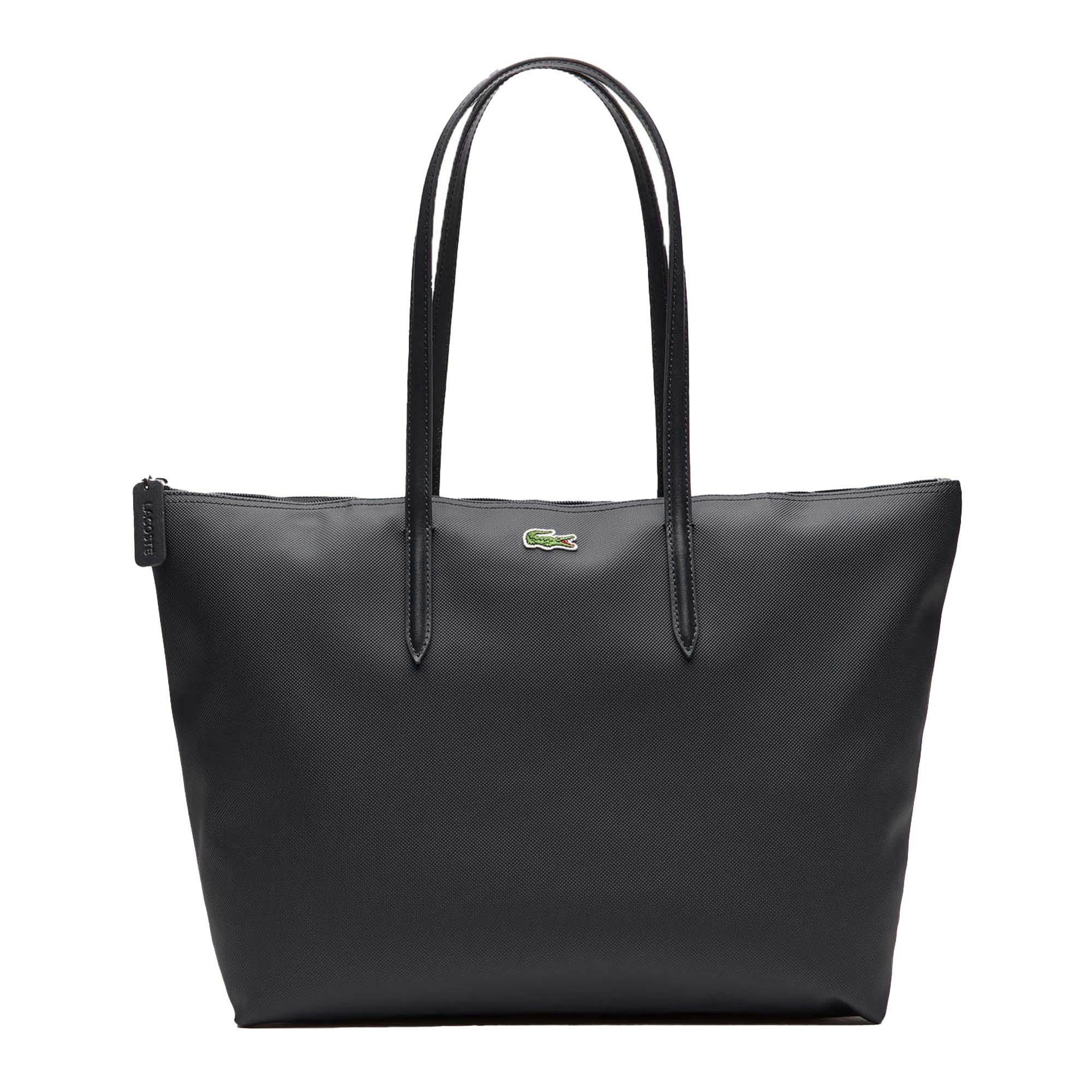 Lacoste Henkeltasche Damen Handtasche Lederimitat