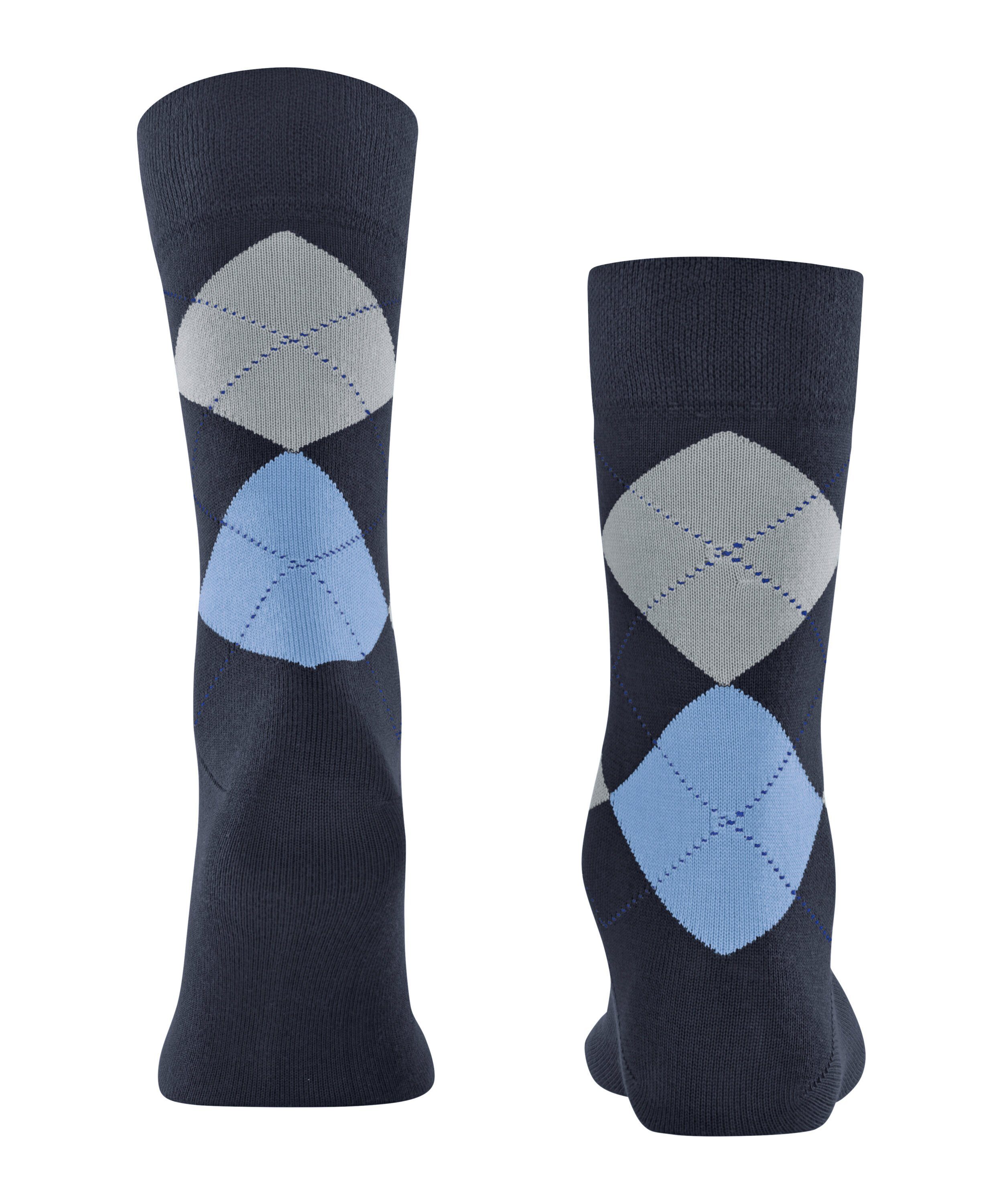 FALKE Socken Sensitive Argyle (1-Paar) midnight (6414)