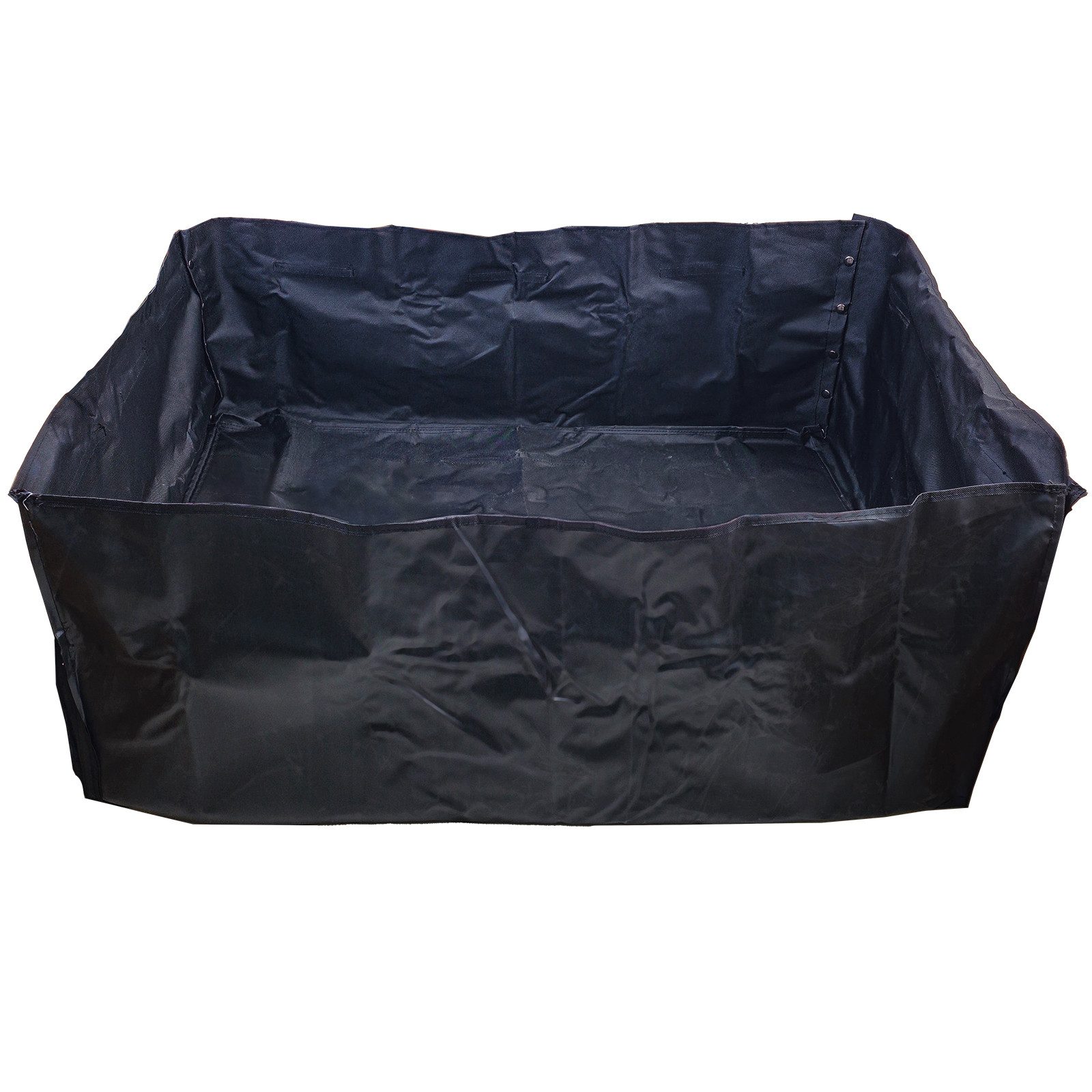 RAMROXX Tier-Kofferraumschutzdecke universal mit Ladekantenschutz Schwarz 100x80x40cm