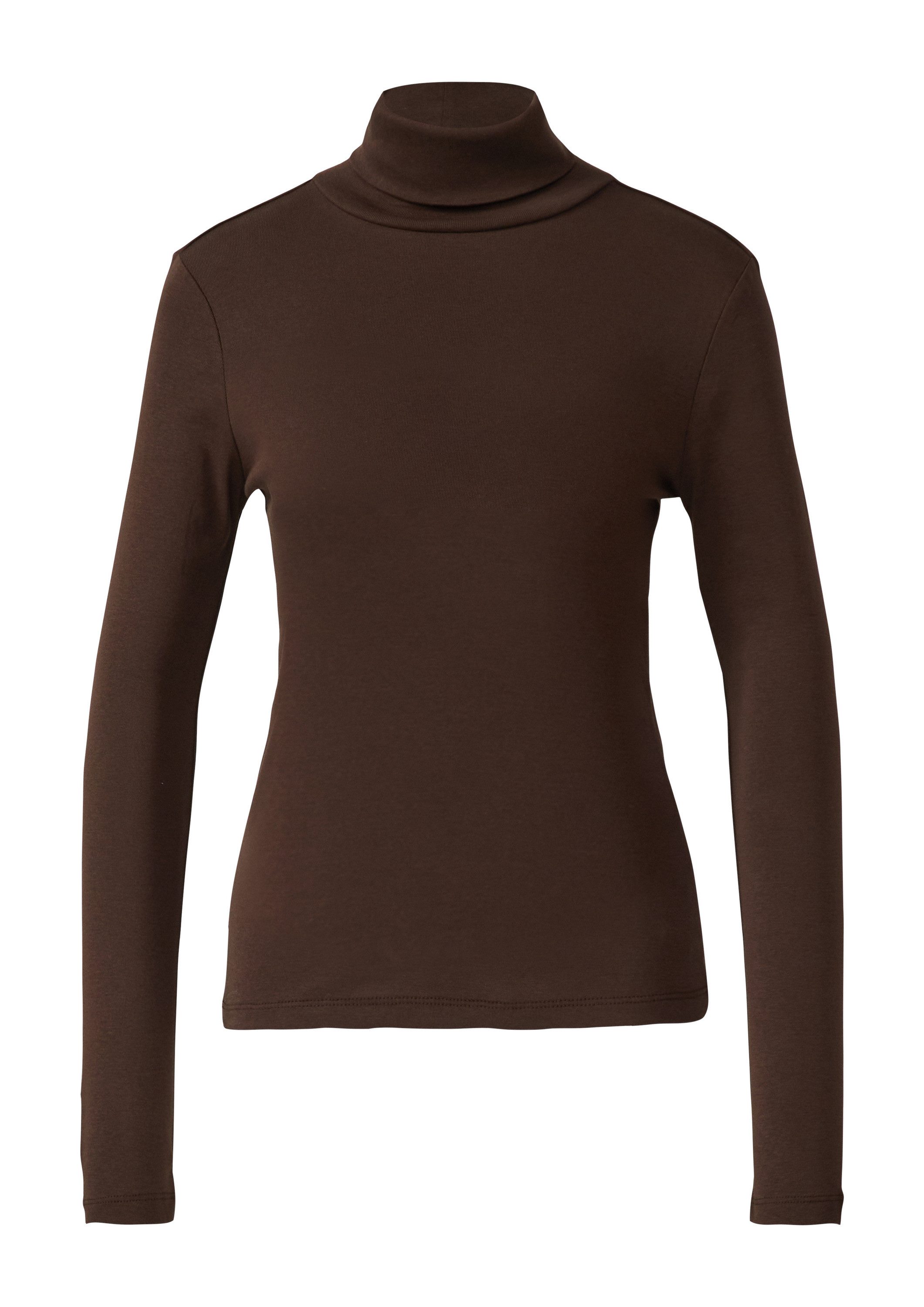 s.Oliver Langarmshirt T-Shirt Longsleeve im Slim Fit mit Rollkragen günstig online kaufen