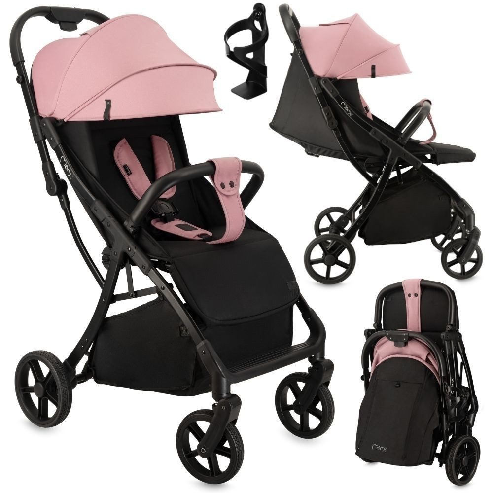 MoMi Kinder-Buggy Paola, Automatisch faltbar & vollgefedert bis 22 kg