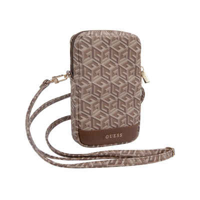 Guess Smartphonetasche Wallet Smartphone Bag Cube braun- offiziell lizenziert