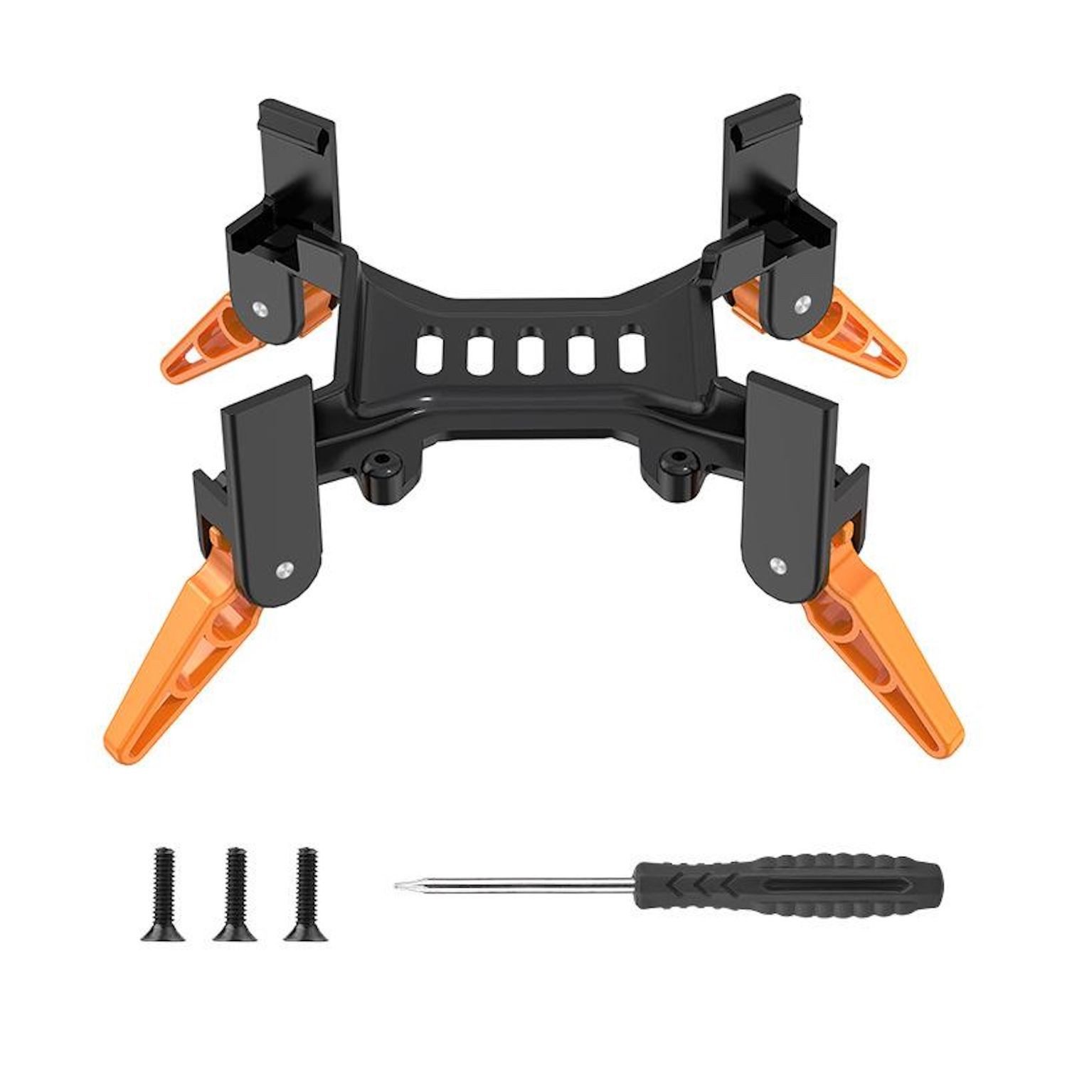 Für DJI Avata 2 Klappbares erhöhtes Landegestell Schwarz / Orange Zubehör Drohne