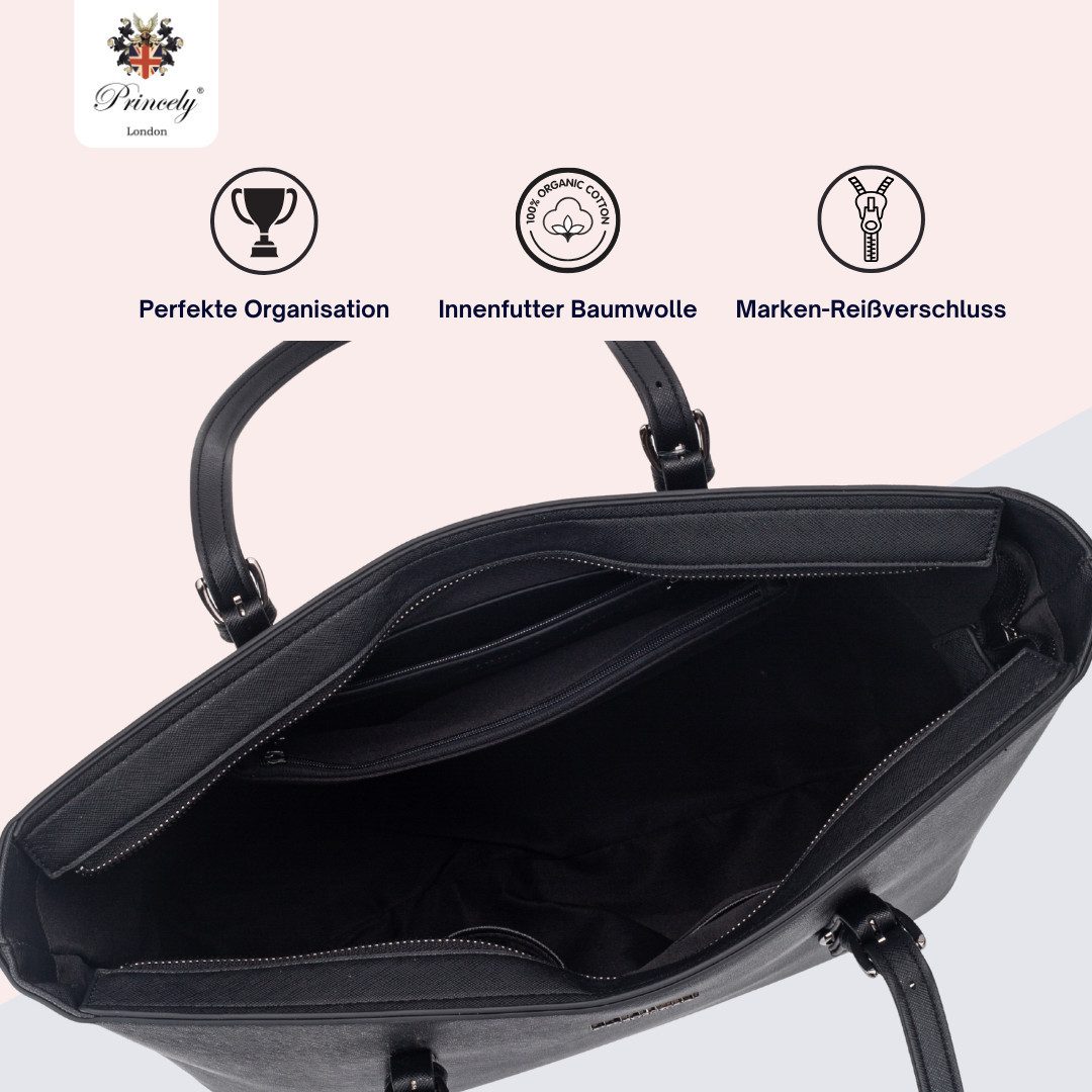 Princely London Shopper Beverly Large - Passend für DinA4 Ordner