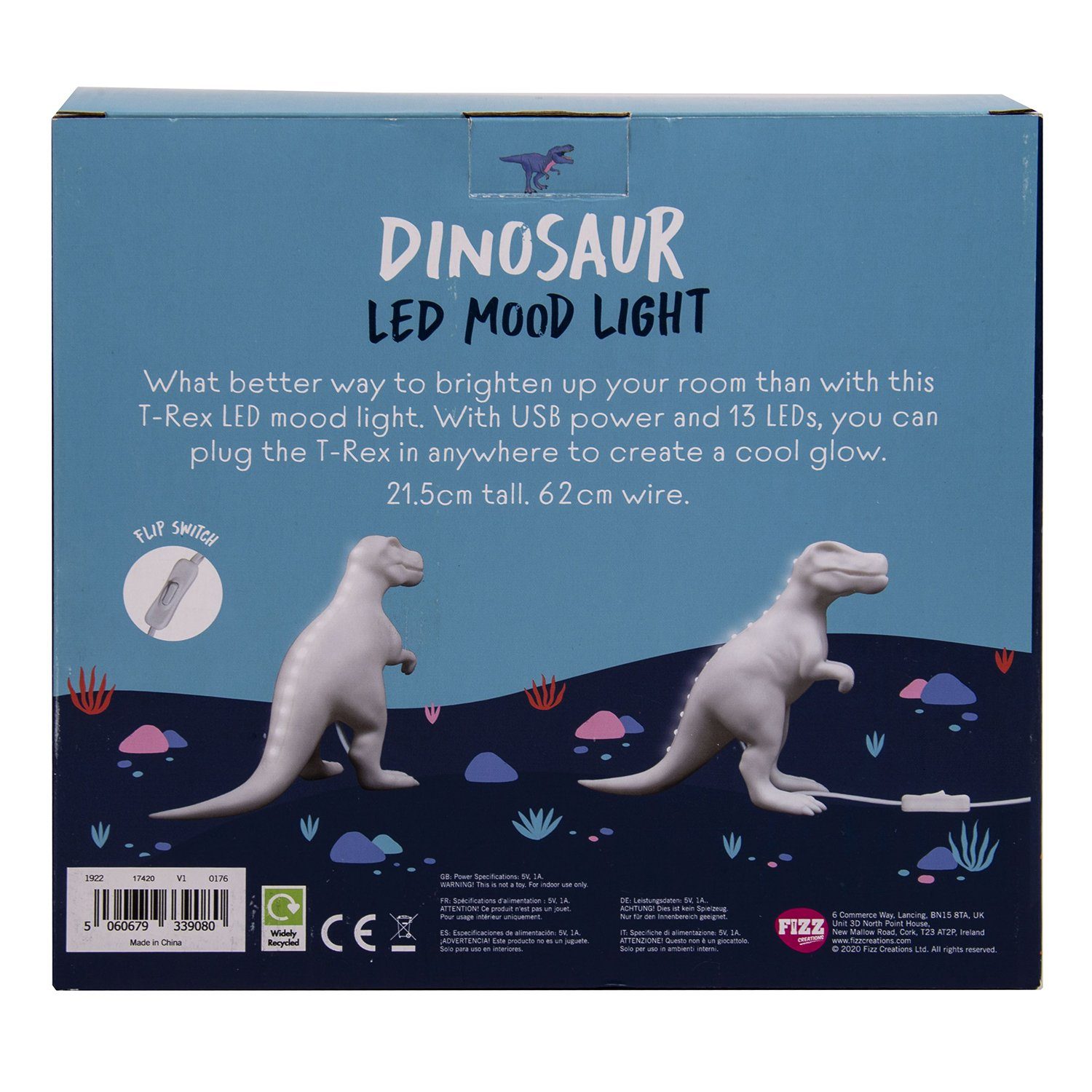 TRex Fizz Tyrannosaurus Dinosaurier Rex Tischlampe Stehlampe Leuchte creations