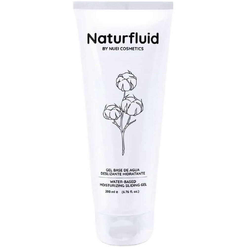 NUEI COSMETICS Gleitgel Naturfluid - natürlich & hypoallergen, Tube mit 200ml, 1-tlg., Gleitgel ohne Zusatzstoffe, auch für sehr empfindliche Haut