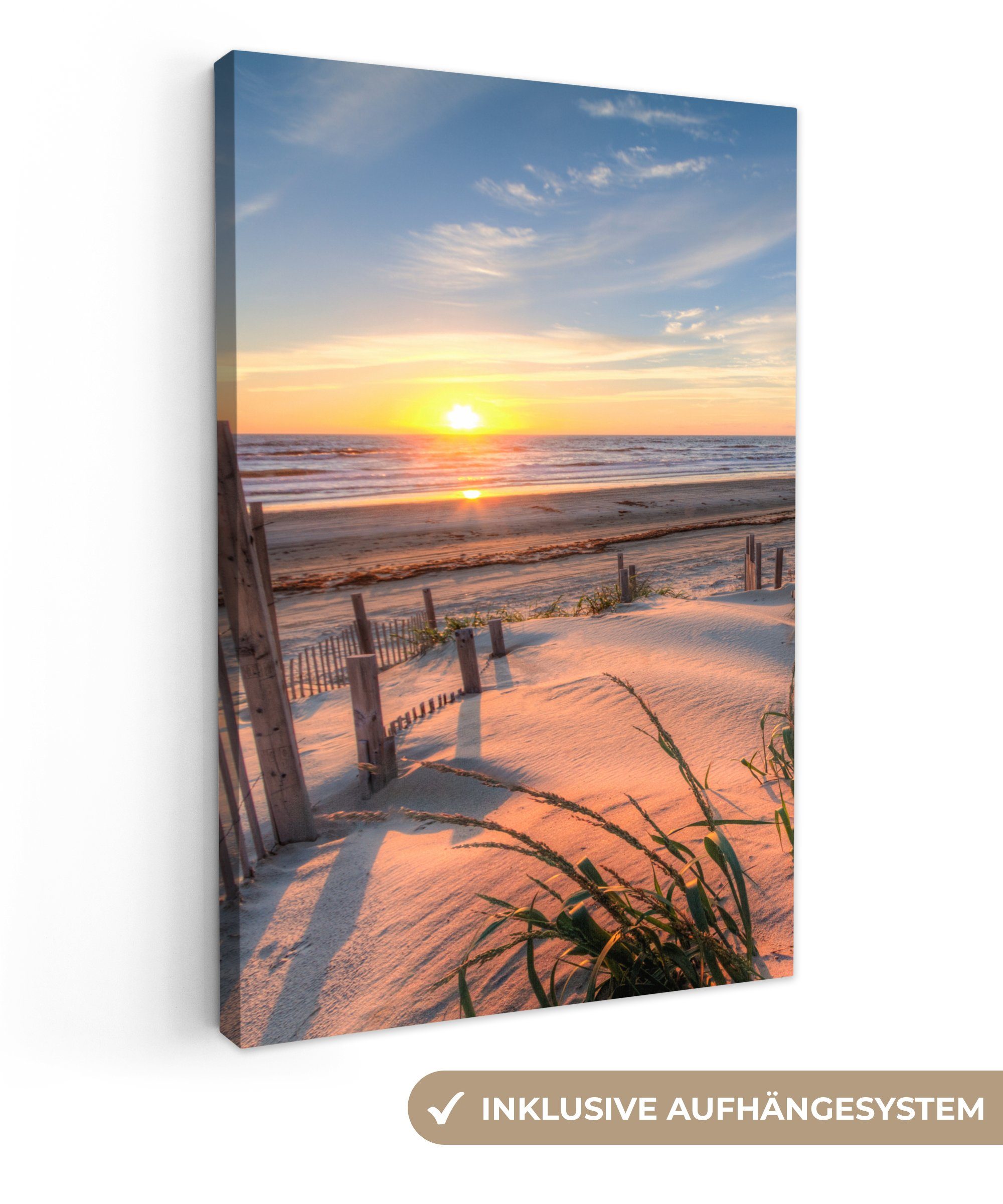 OneMillionCanvasses® Leinwandbild Strand - Meer - günstig online kaufen