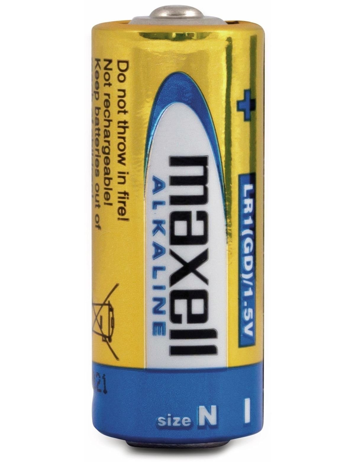 LR1, Alkaline, MAXELL Batterie 1 Maxell Stück Lady-Batterie