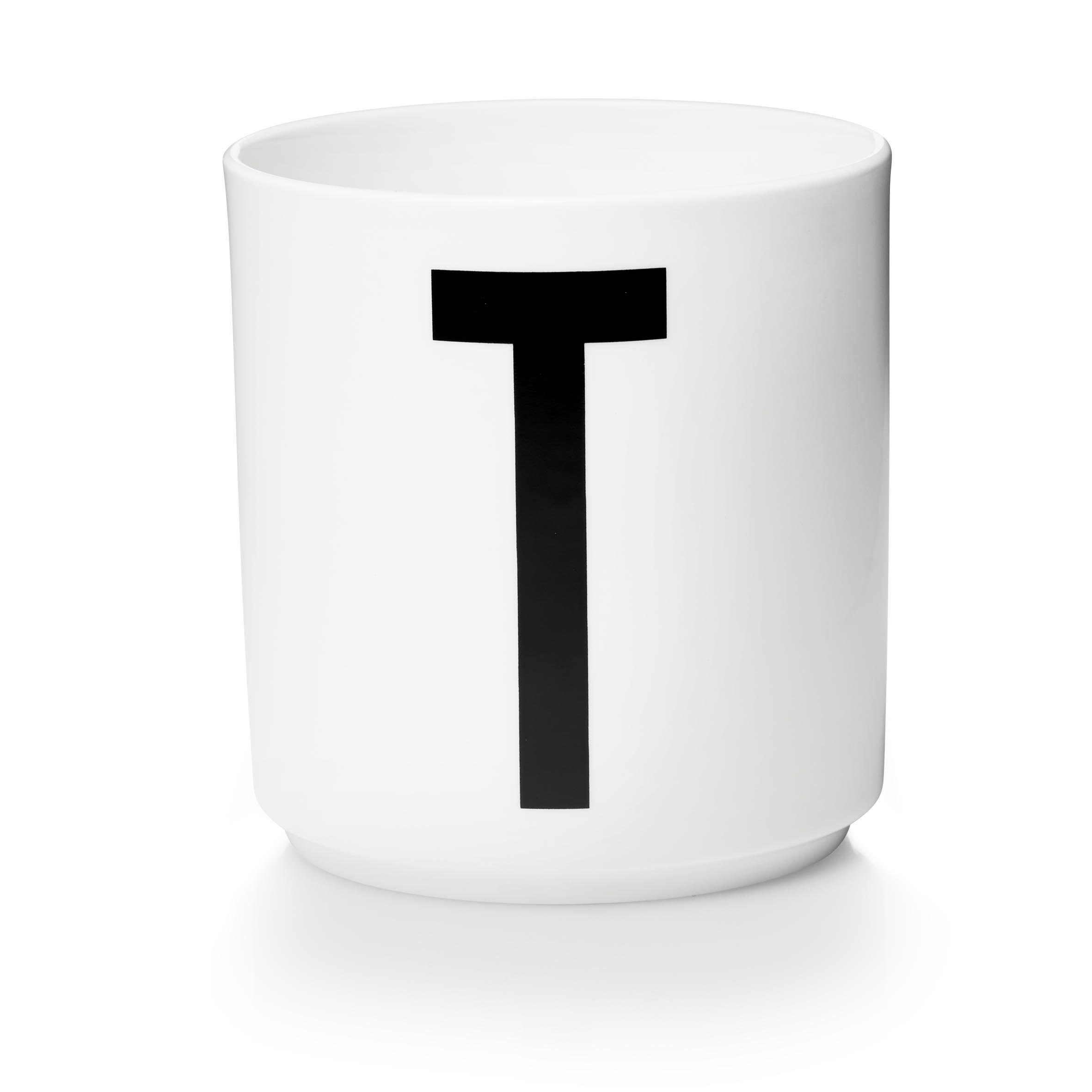 Design Letters Becher Porzellanbecher Weiß T, Porzellan