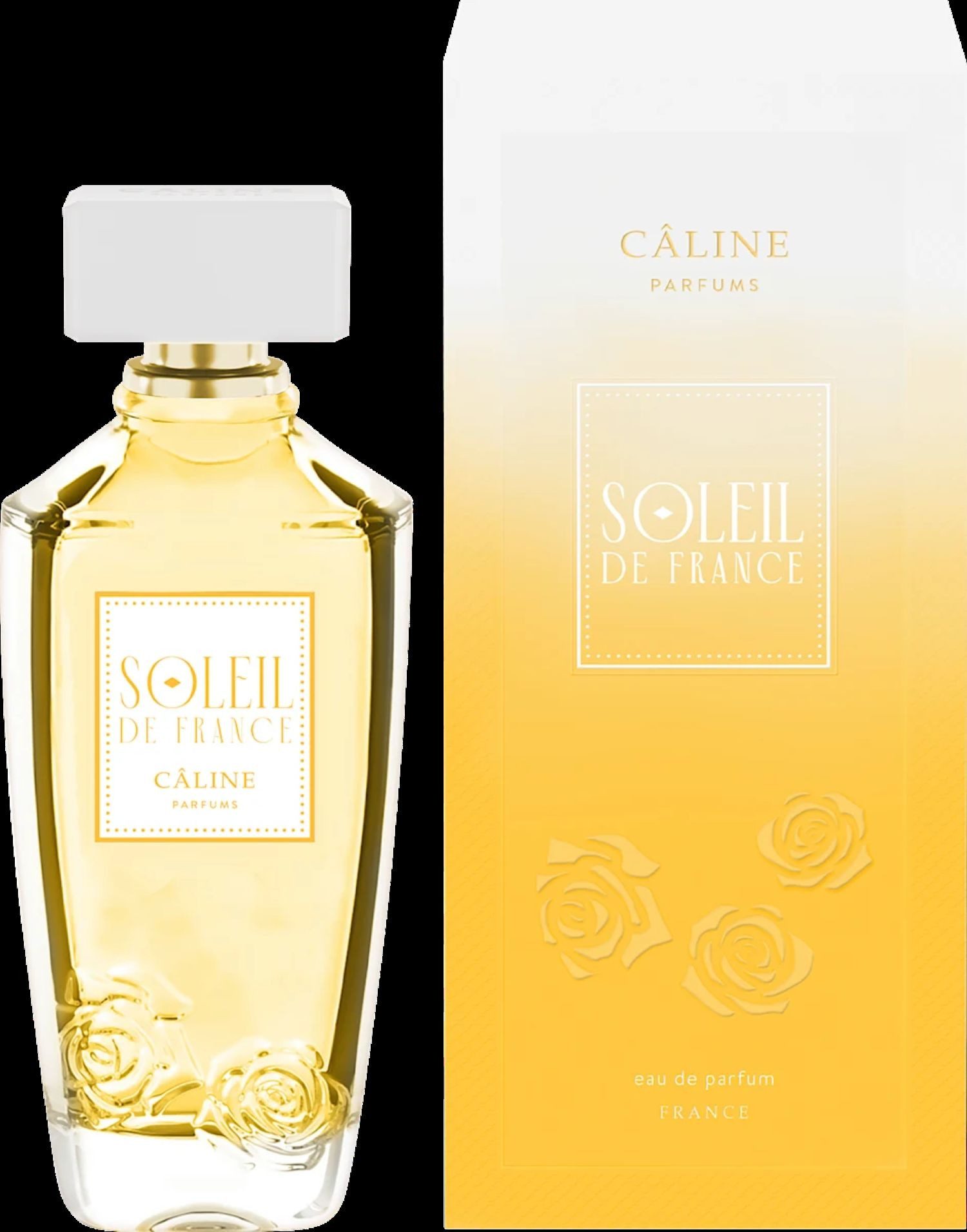 Caline Eau de Parfum Soleil de France Eau de Parfum, 60 ml, Hochwertiger Glasflakon mit Sprühkopf