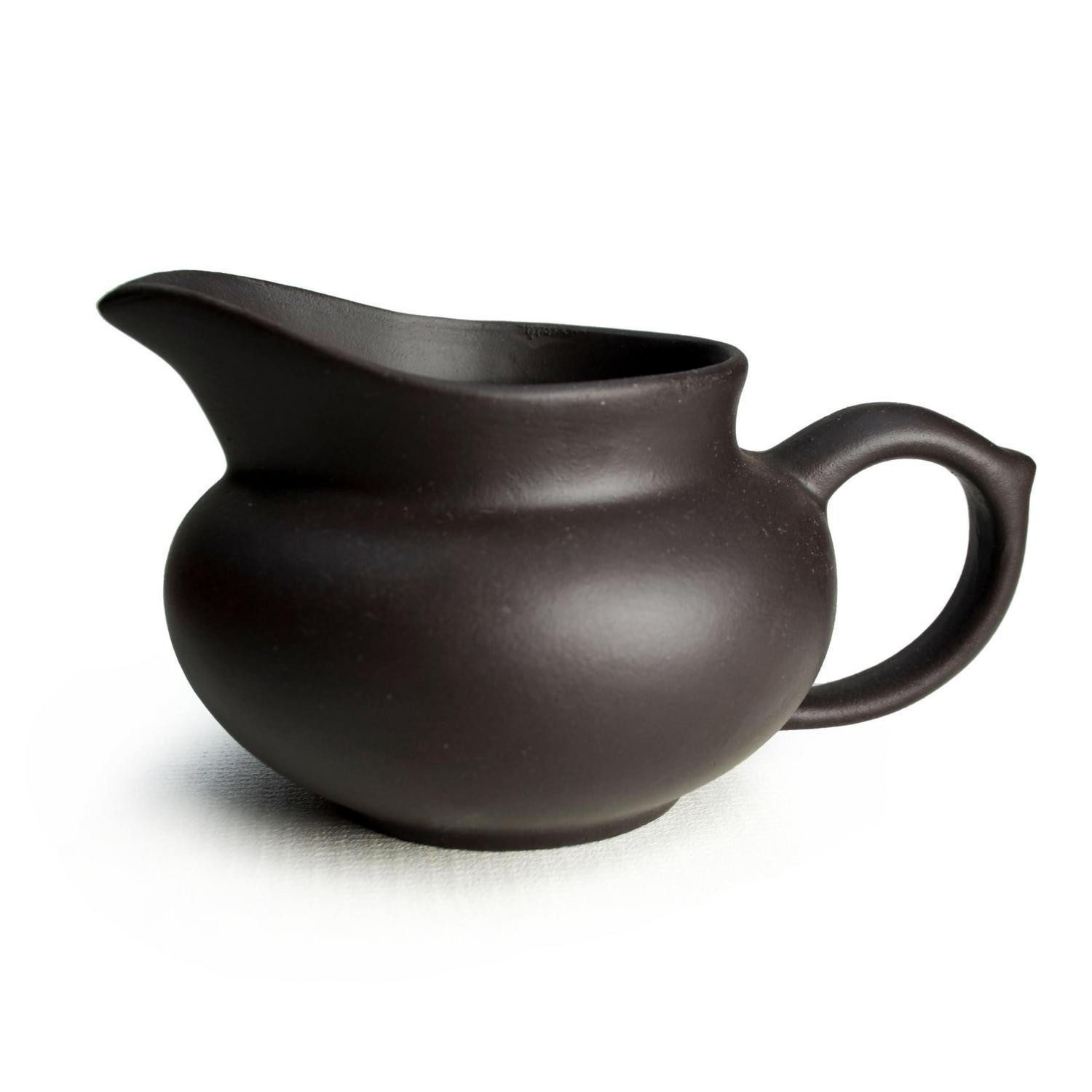 LuxusKollektion Teeschale Gongfu Tee-Fairness-Tasse Terrakotta-Braun 120ml, Keramik