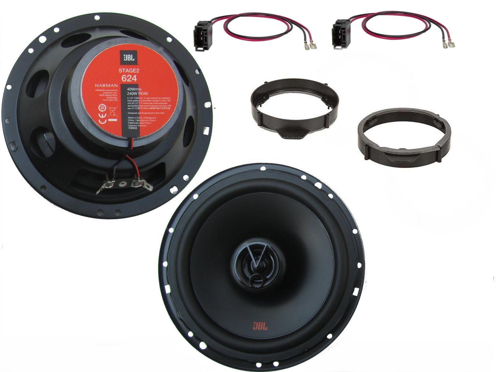 DSX JBL für Mercedes A Klasse W177 Bj 18-21 Boxen Set Tür Vorne Heck 480 W Auto-Lautsprecher (70 W)