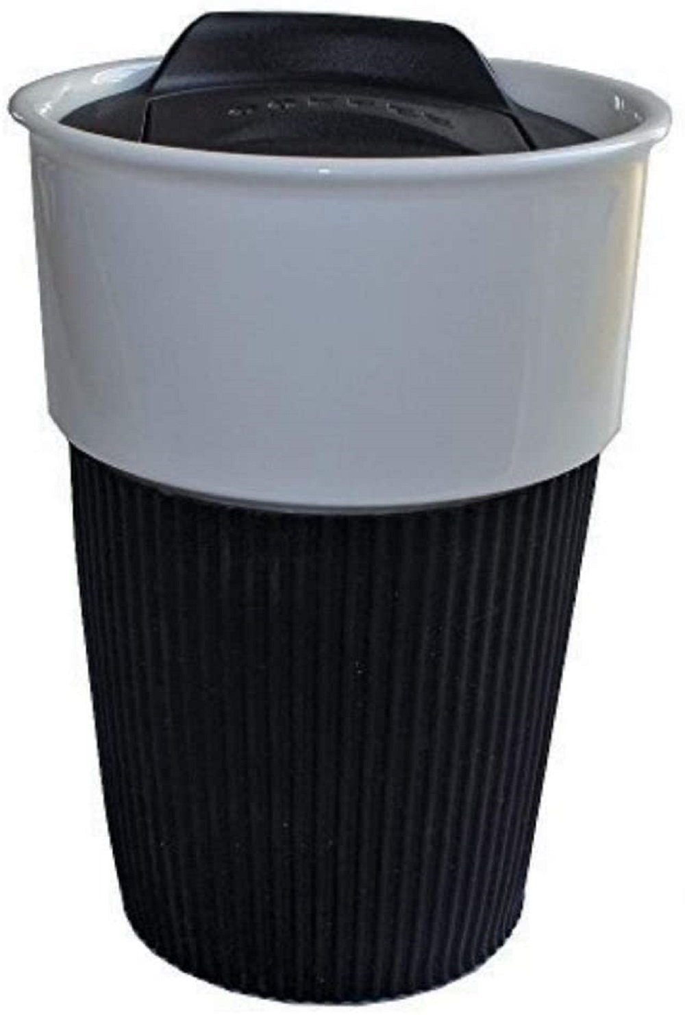 RheVeTec RheFLEX Coffee-to-go-Becher Kaffeebecher to go Porzellan, 350ml, 3 Farben, 350ml Porzellanbecher