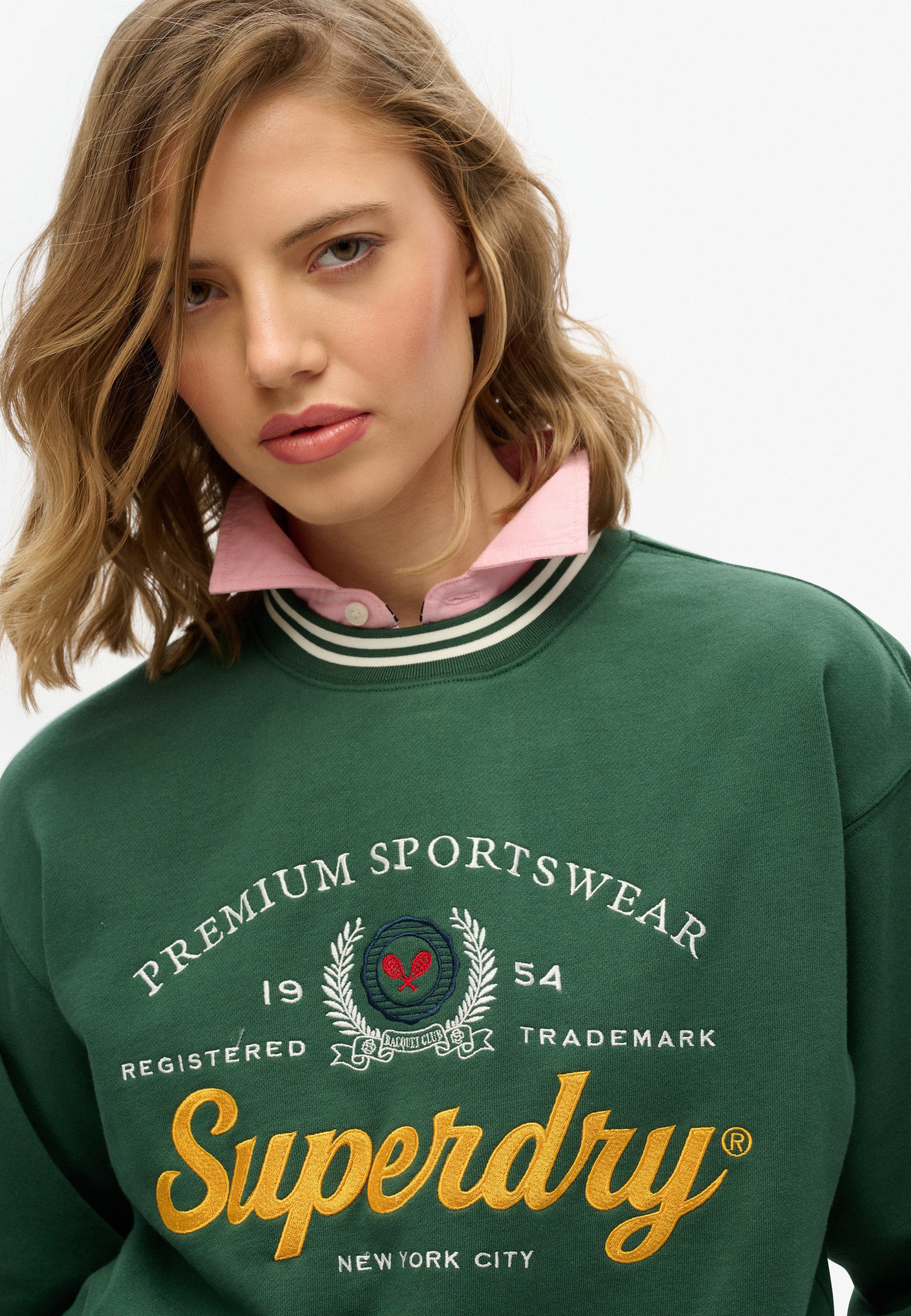 Superdry Sweatshirt COUNTRY CLUB LOOSE CREW günstig online kaufen
