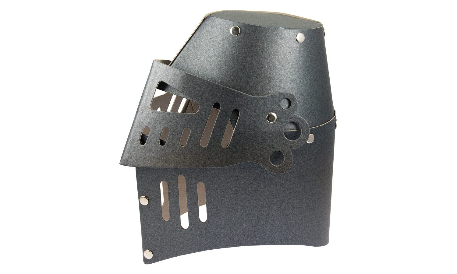 Holzspielerei Spielzeug-Helm Ritterhelm schwarz