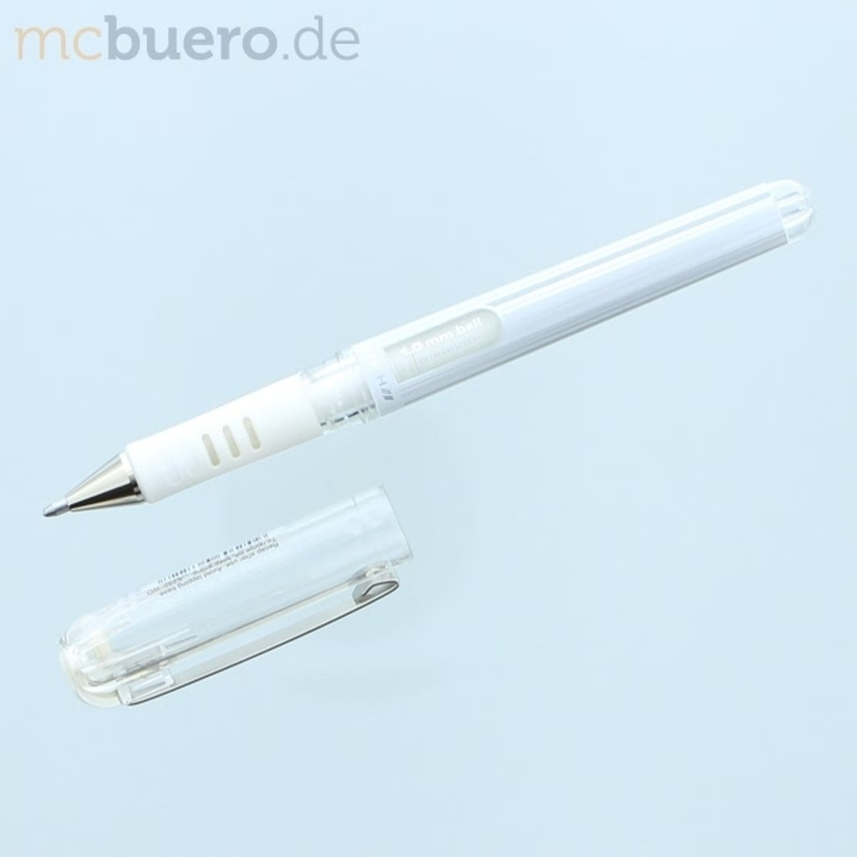 PENTEL Gelroller Geltintenroller Hybrid Gel Grip DX 0,5mm weiß (12 Stück)