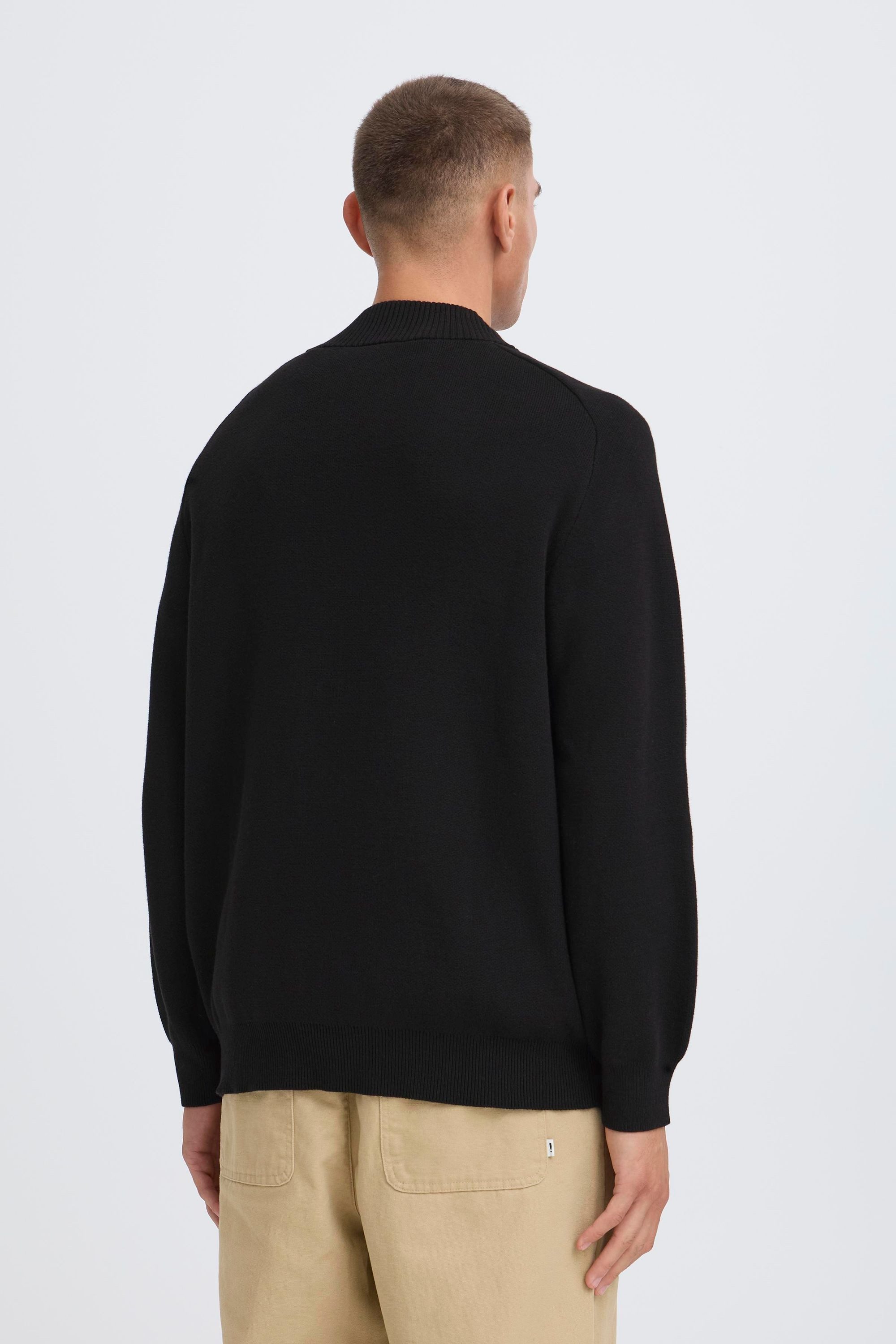!Solid Troyer SDSylvester Modischer Grobstrickpullover mit Troyerkragen