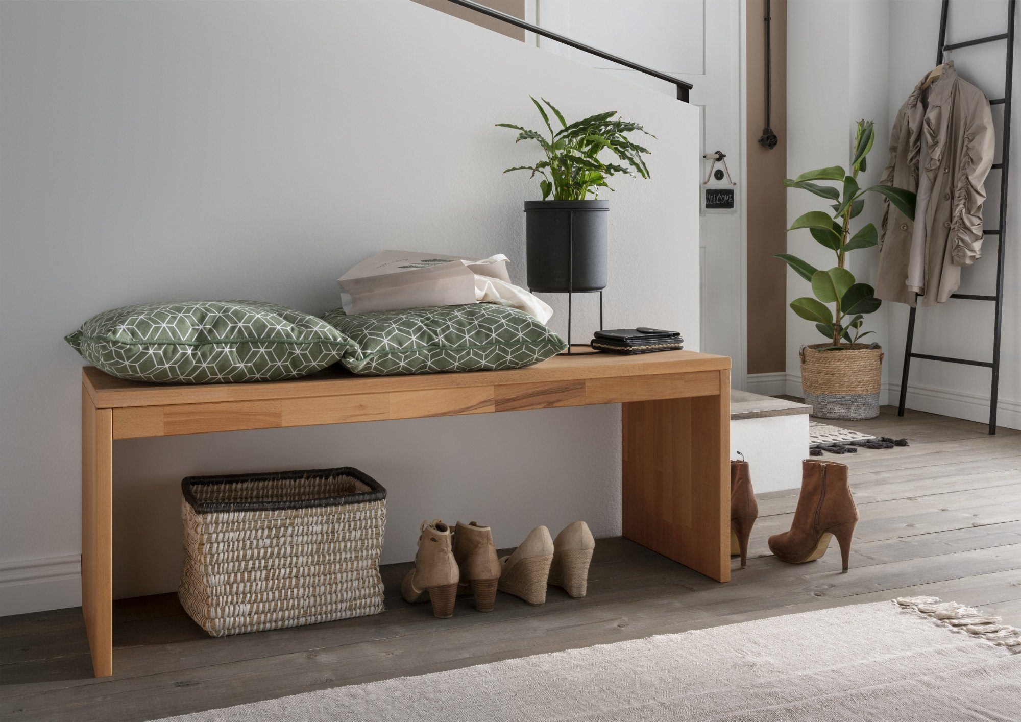 Home affaire Bank Dura (1-St), Für die geschmackvolle Optik sorgt das FSC®-zertifizierte Massivholz