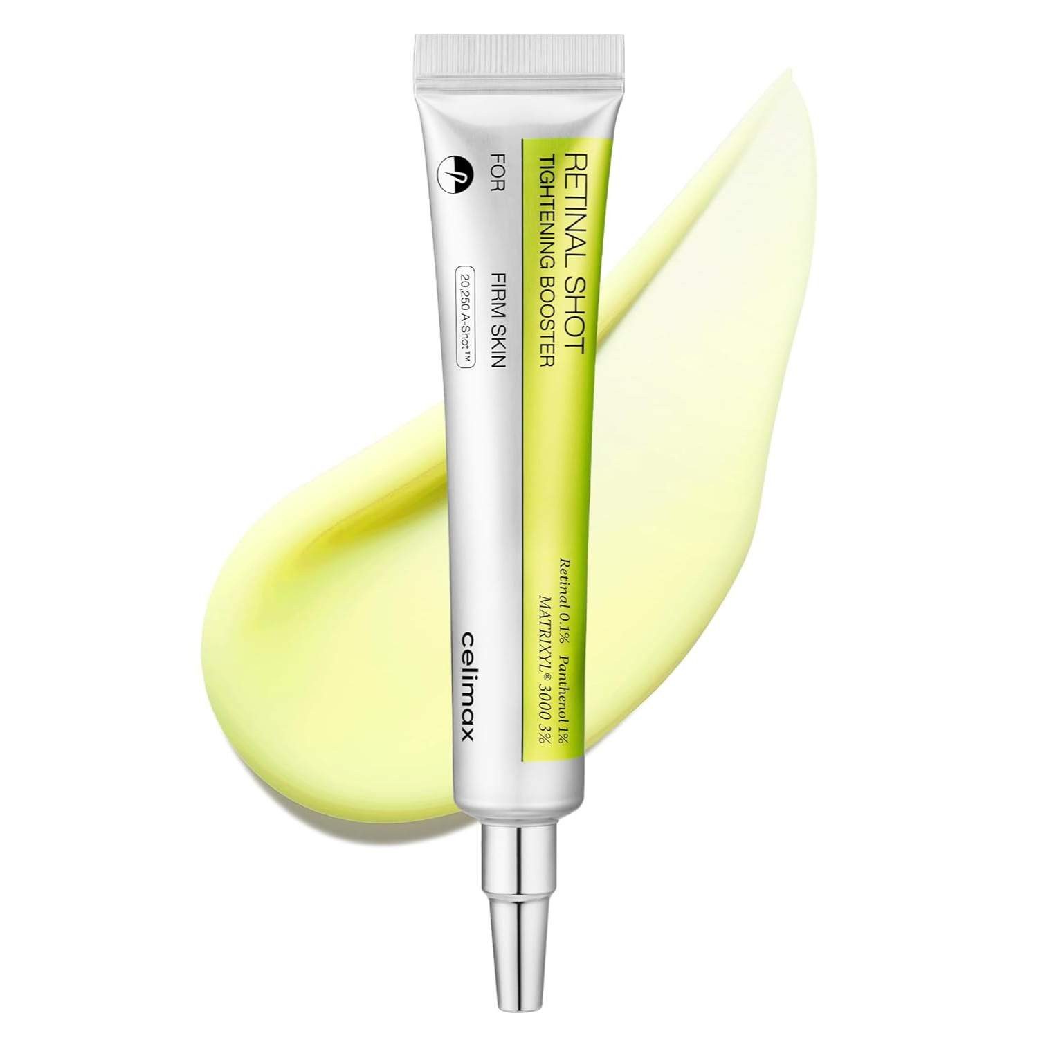 celimax Anti-Aging-Augencreme The Vita-A Retinal Shot Tightening Booster, Anti-Aging-Booster mit 0,1 % Retinal – 15ml, Glättet Falten & stärkt die Elastizität