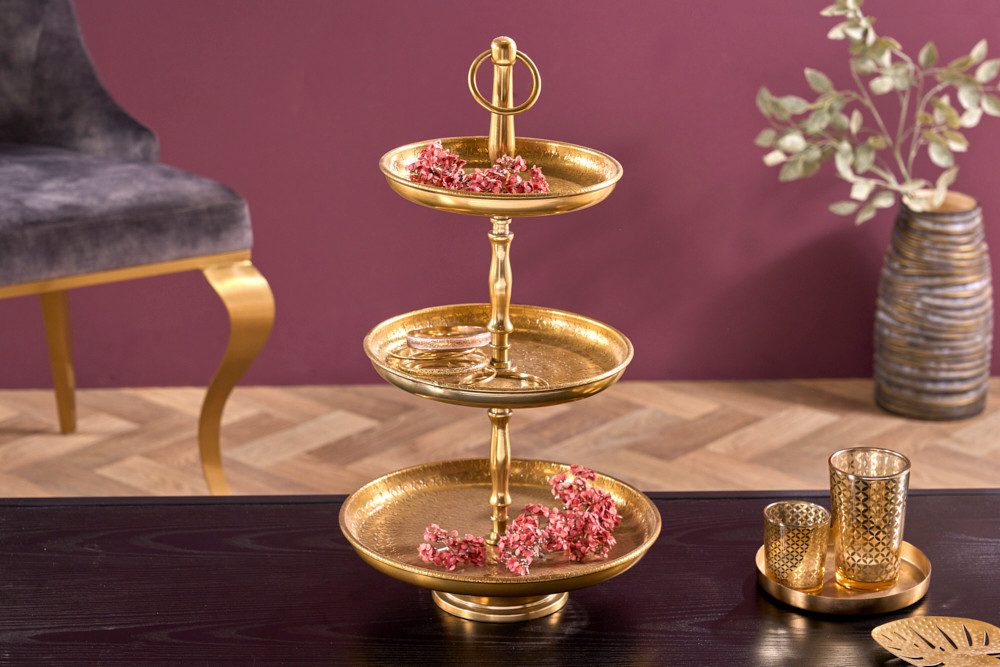 riess-ambiente Dekoetagere ORIENT 47cm gold (Einzelartikel, 1 St), Metall · Küche · Wohnzimmer · Accessoires · Schmuck