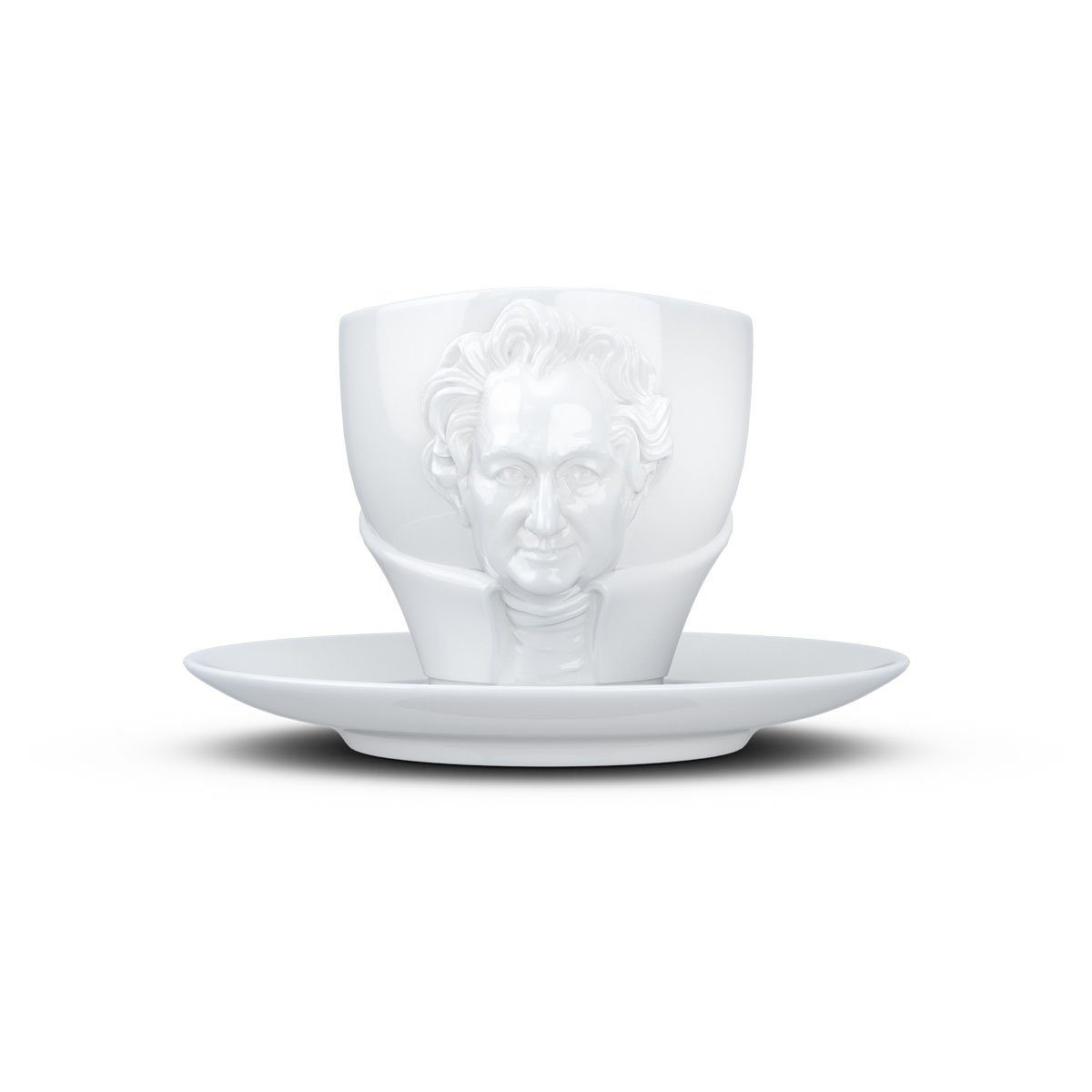 FIFTYEIGHT Tasse „Verpennt“ – Porzellan, 200 Ml, Weiß, Made In Germany, Spülmaschinenfest
