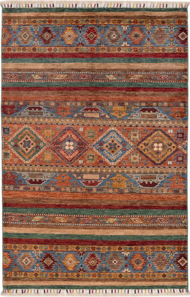 Orientteppich Arijana Shaal 102x159 Handgeknüpfter Orientteppich, Nain Trading, rechteckig, Höhe: 5 mm