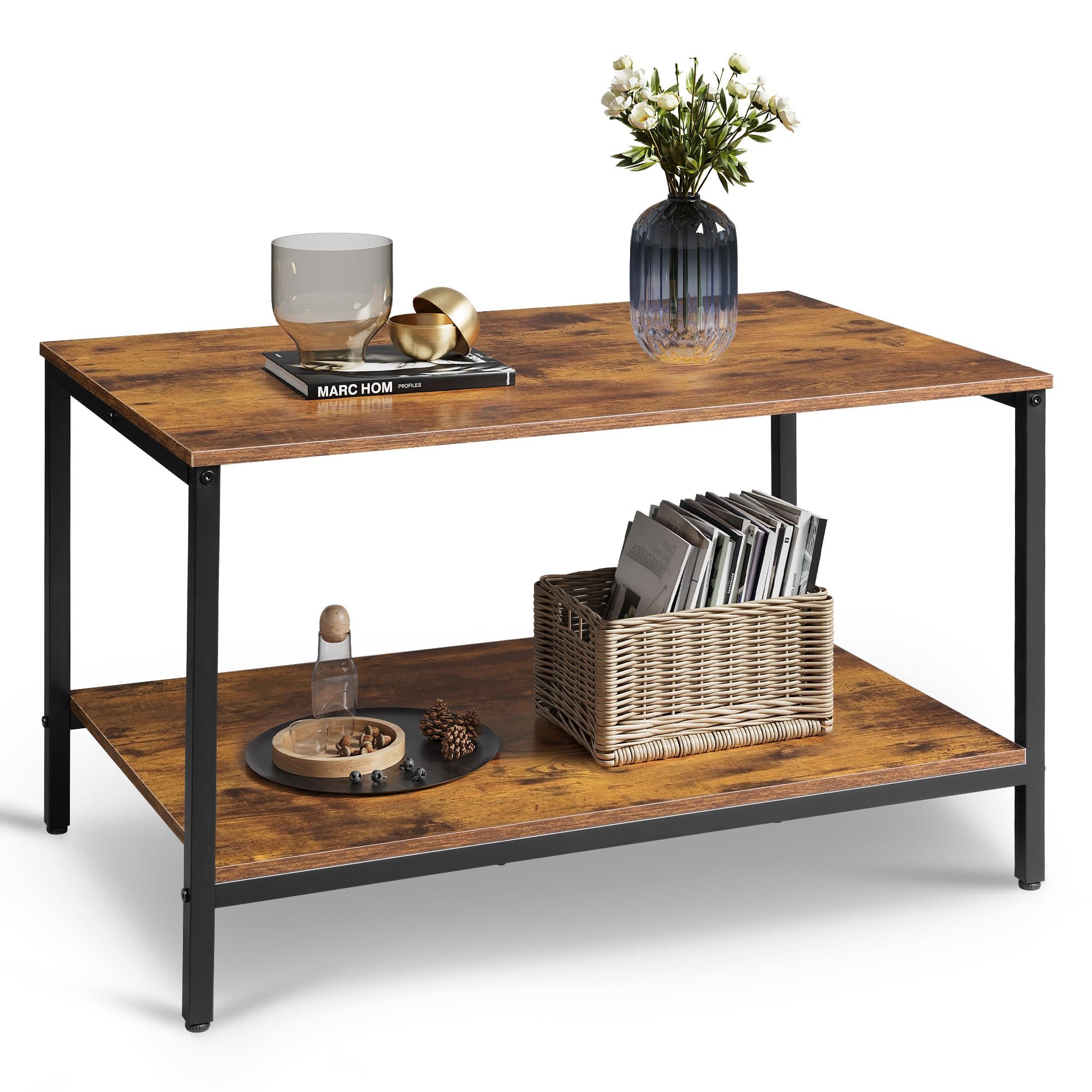 WLIVE Couchtisch Kleiner Wohnzimmertisch im Vintage-Industrial günstig online kaufen