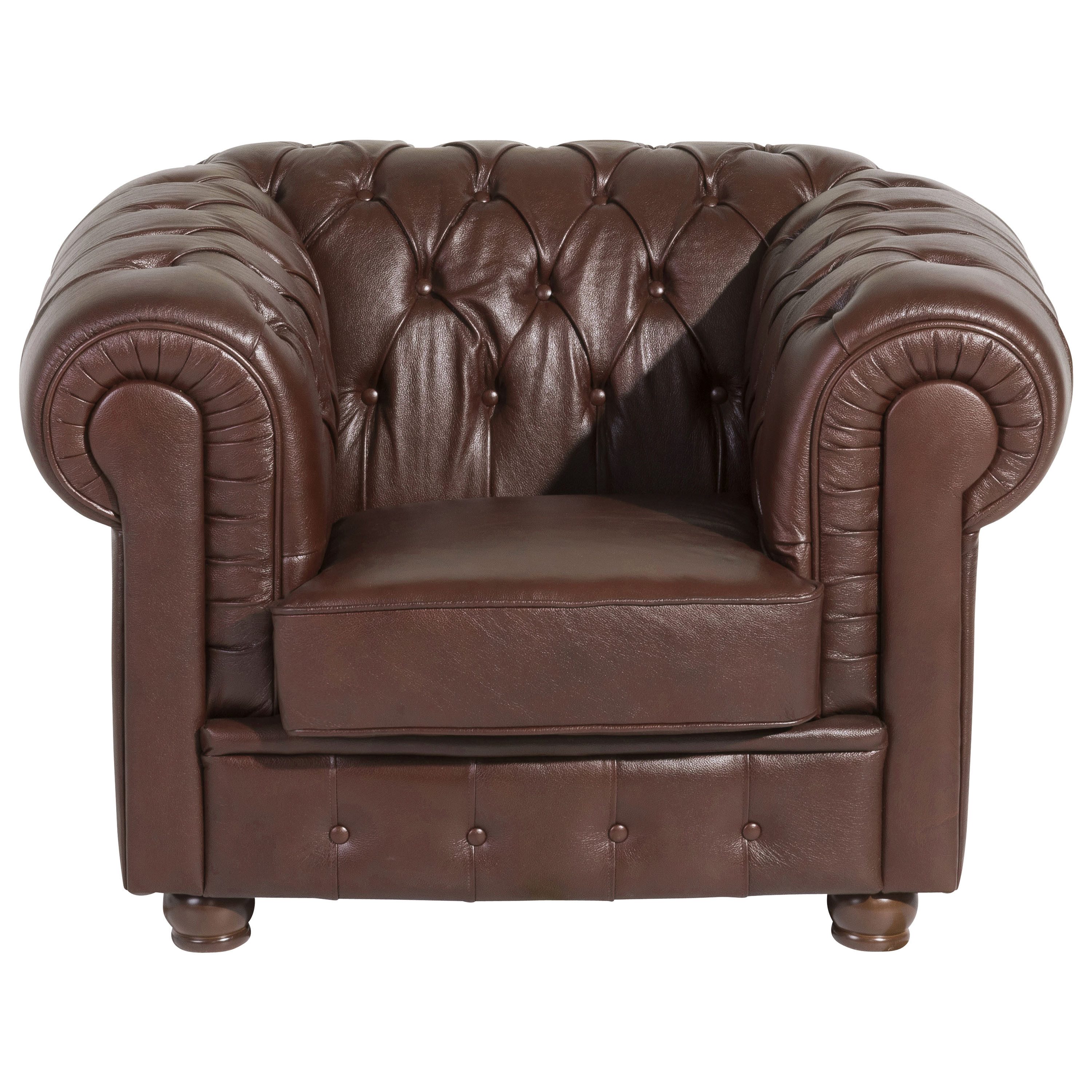 Max Winzer® Chesterfield-Sessel Bridgeport, mit edler Knopfheftung, geschwungene Armlehnen