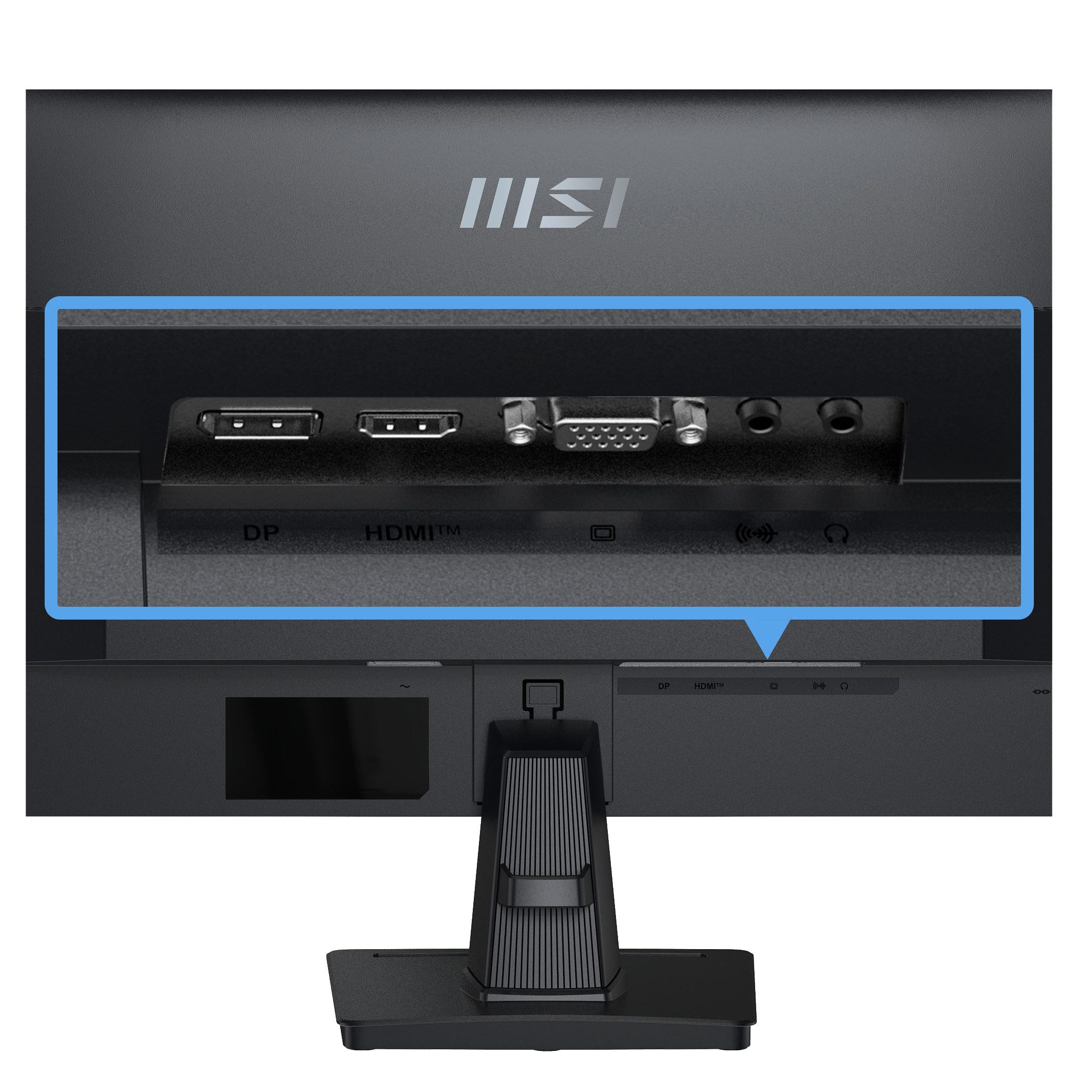 MSI PRO MP245G LED-Monitor (60,5 cm/24 ", 1920 x 1080 px, Full HD, 1 ms Reaktionszeit, 100 Hz, IPS-LED, neigbar, 3 Jahre Herstellergarantie)