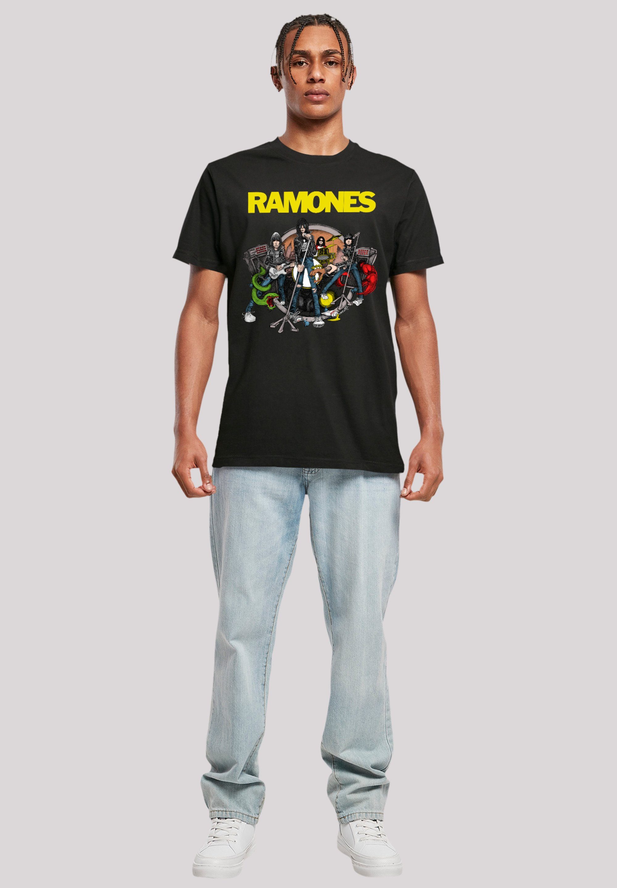 F4NT4STIC T-Shirt Ramones Rock Musik Road Band, Premium Band Rock-Musik Ruin Qualität, To