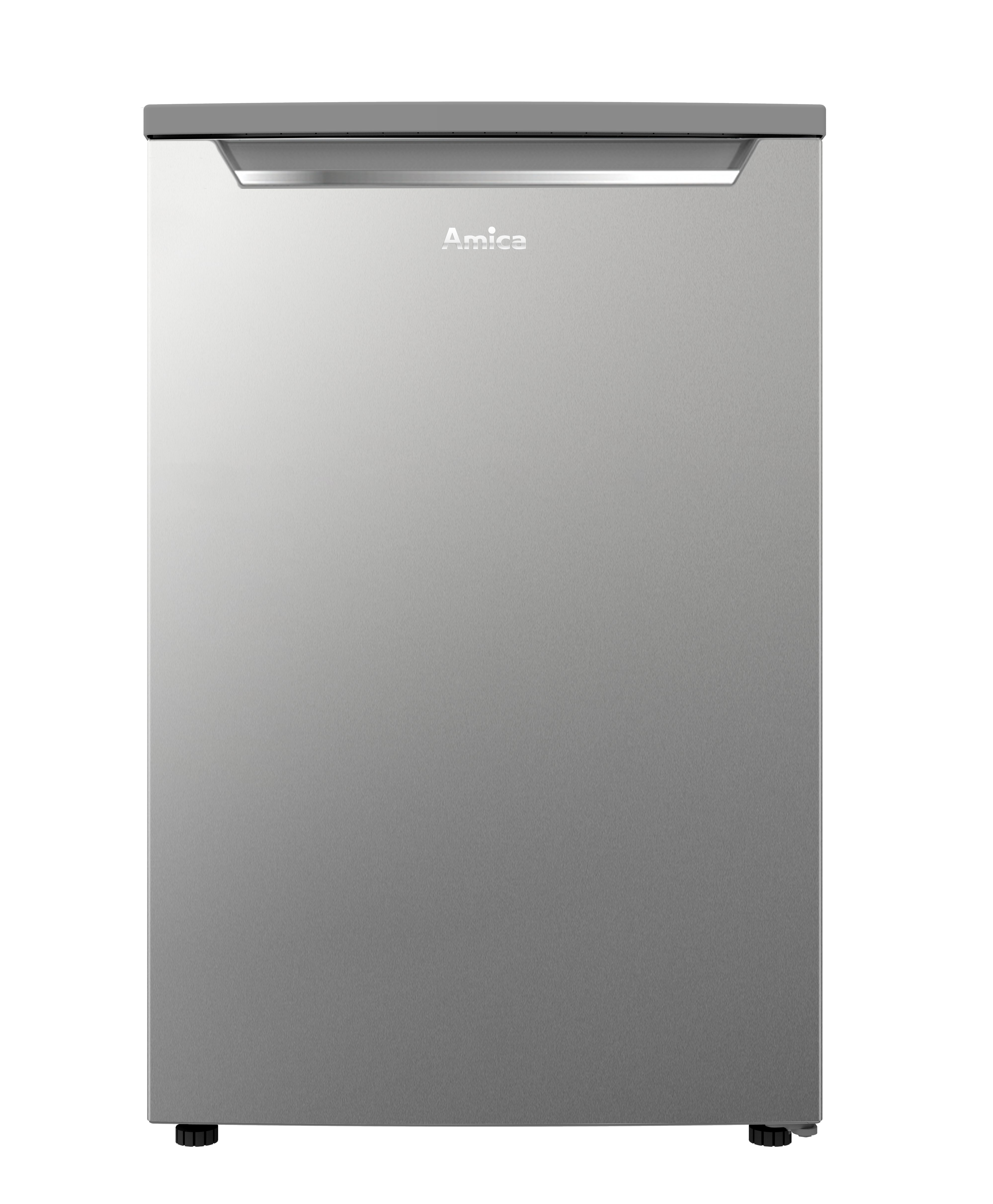 Amica Kühlschrank KS 361 125 E, 85 cm hoch, 55 cm breit, Leise, elegant, durchdacht – Frische für kleine Küchen