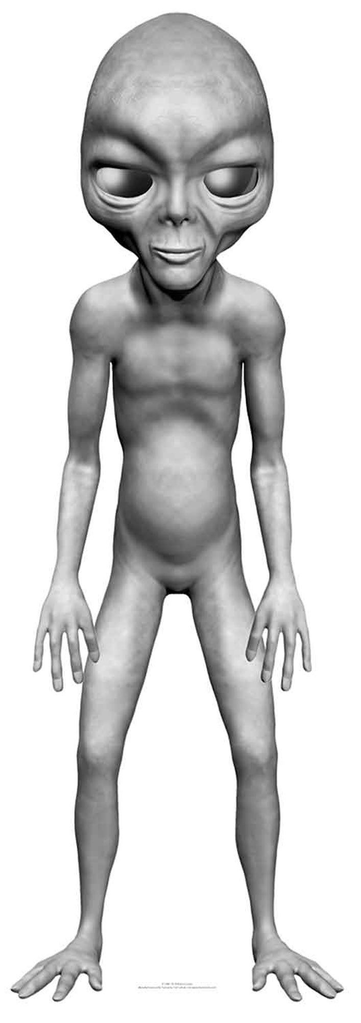 Dekofigur Alien Pappaufsteller Pappaufsteller