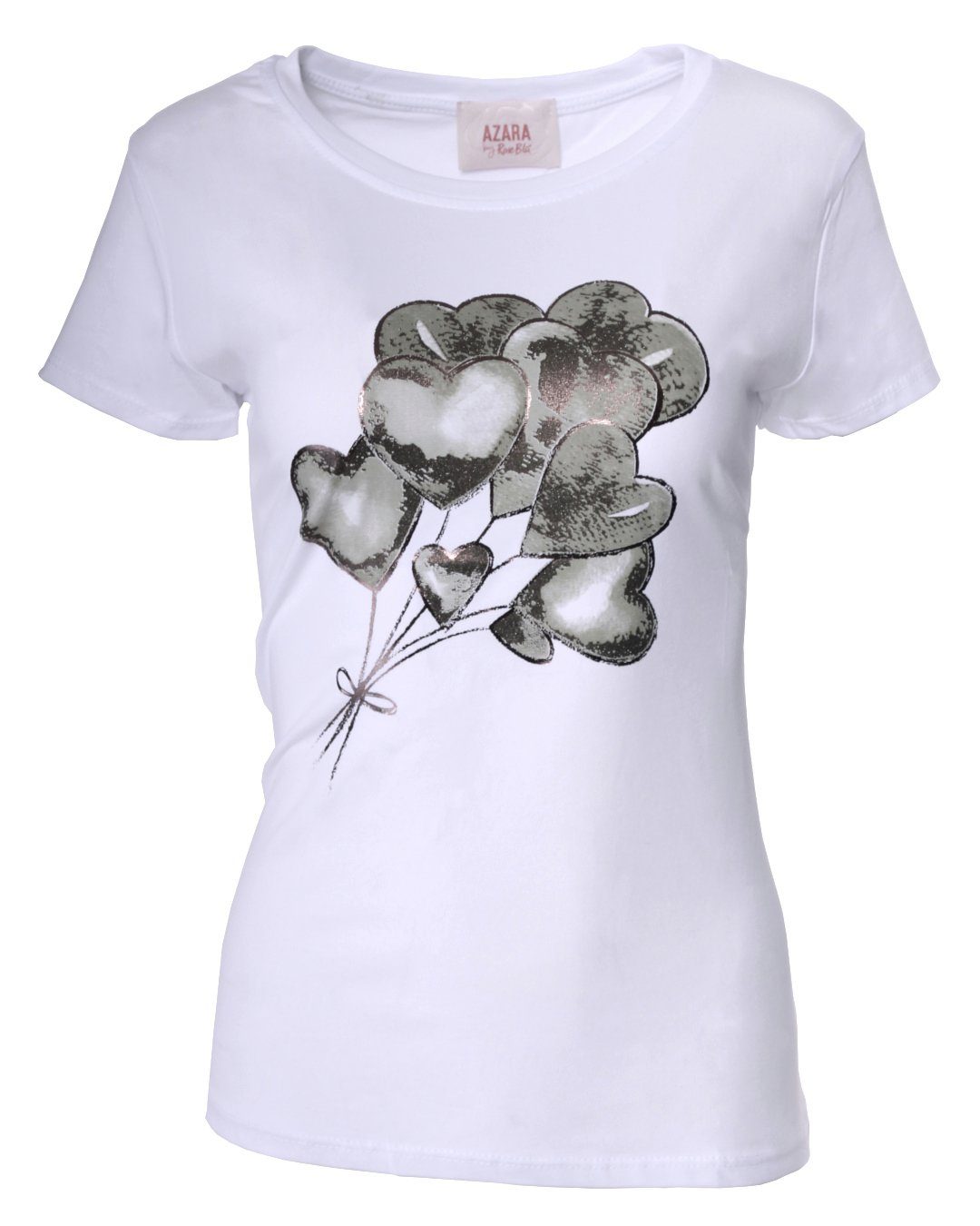 Easy Young Fashion T-Shirt Kurzarm 116-1039 Herz mit T-Shirt Print