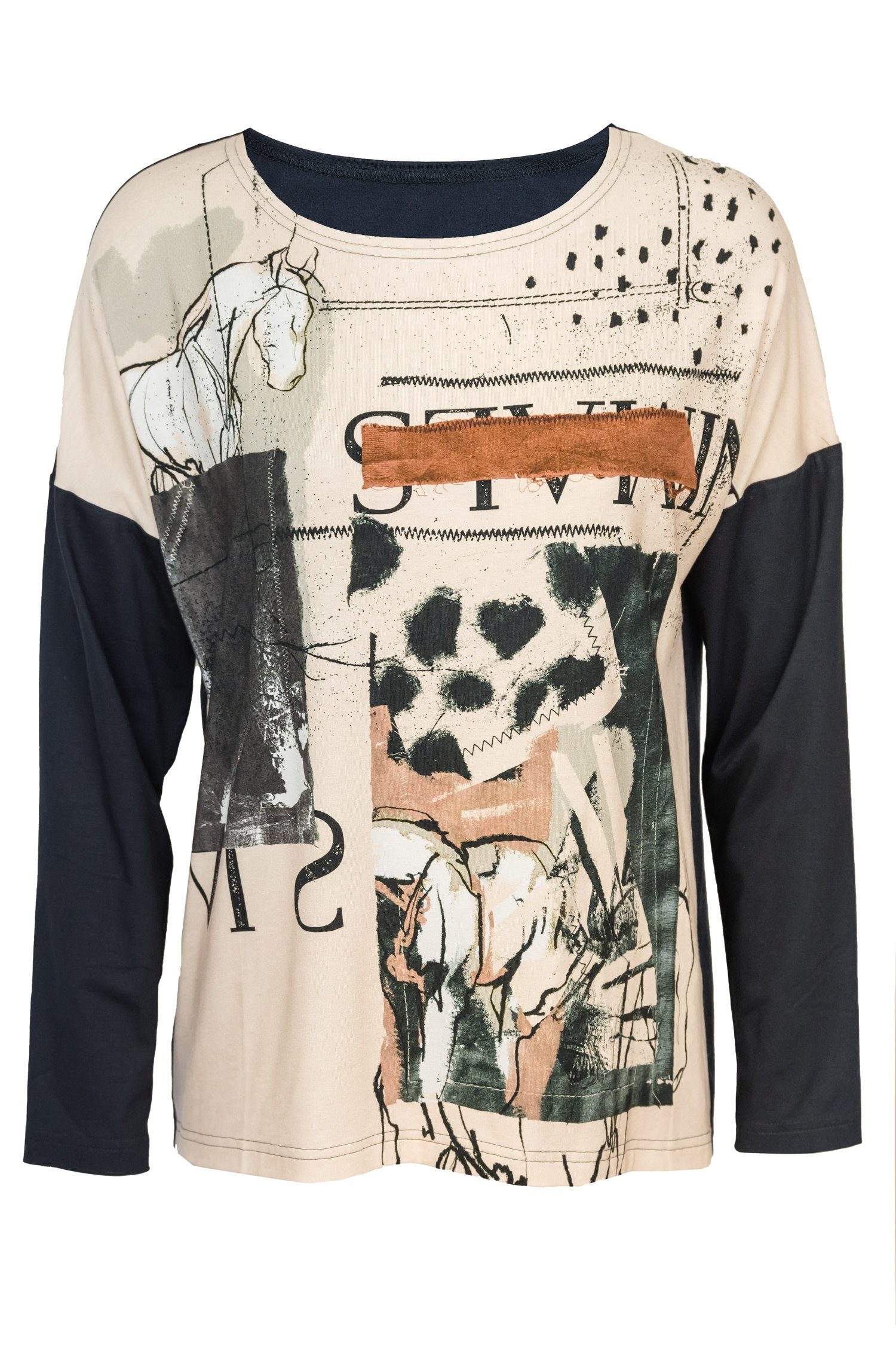 Faber Rundhalsshirt Damenshirt 64905