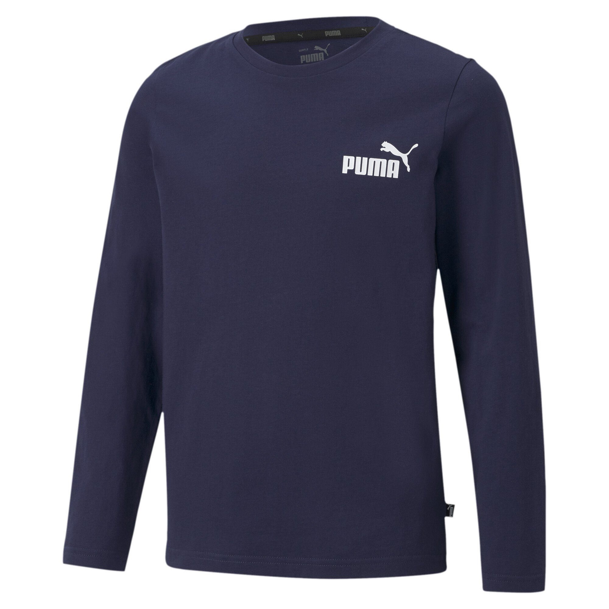 Peacoat T-Shirt Jugendliche Blue PUMA Longsleeve Essentials